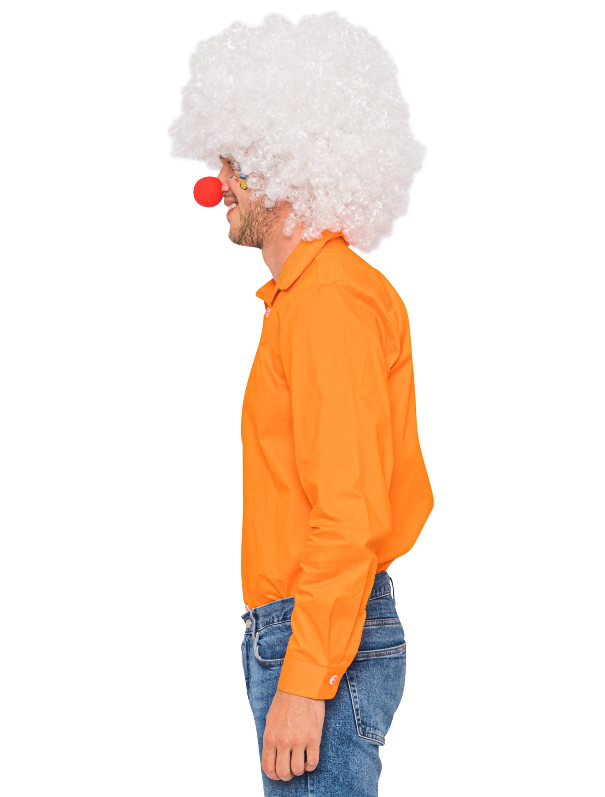 Hemd Herren orange L