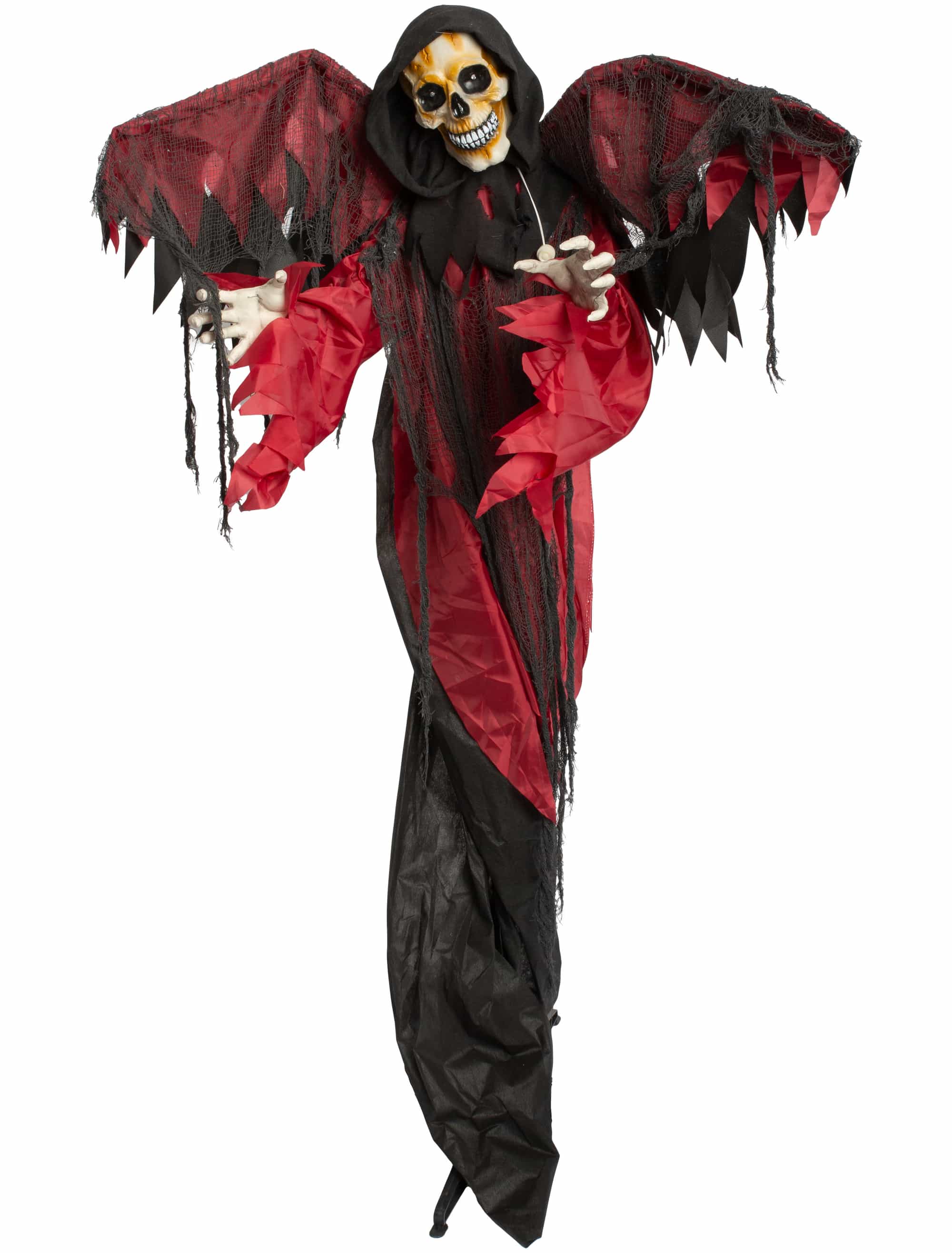 Sensenmann mit Flügeln schwarz/rot