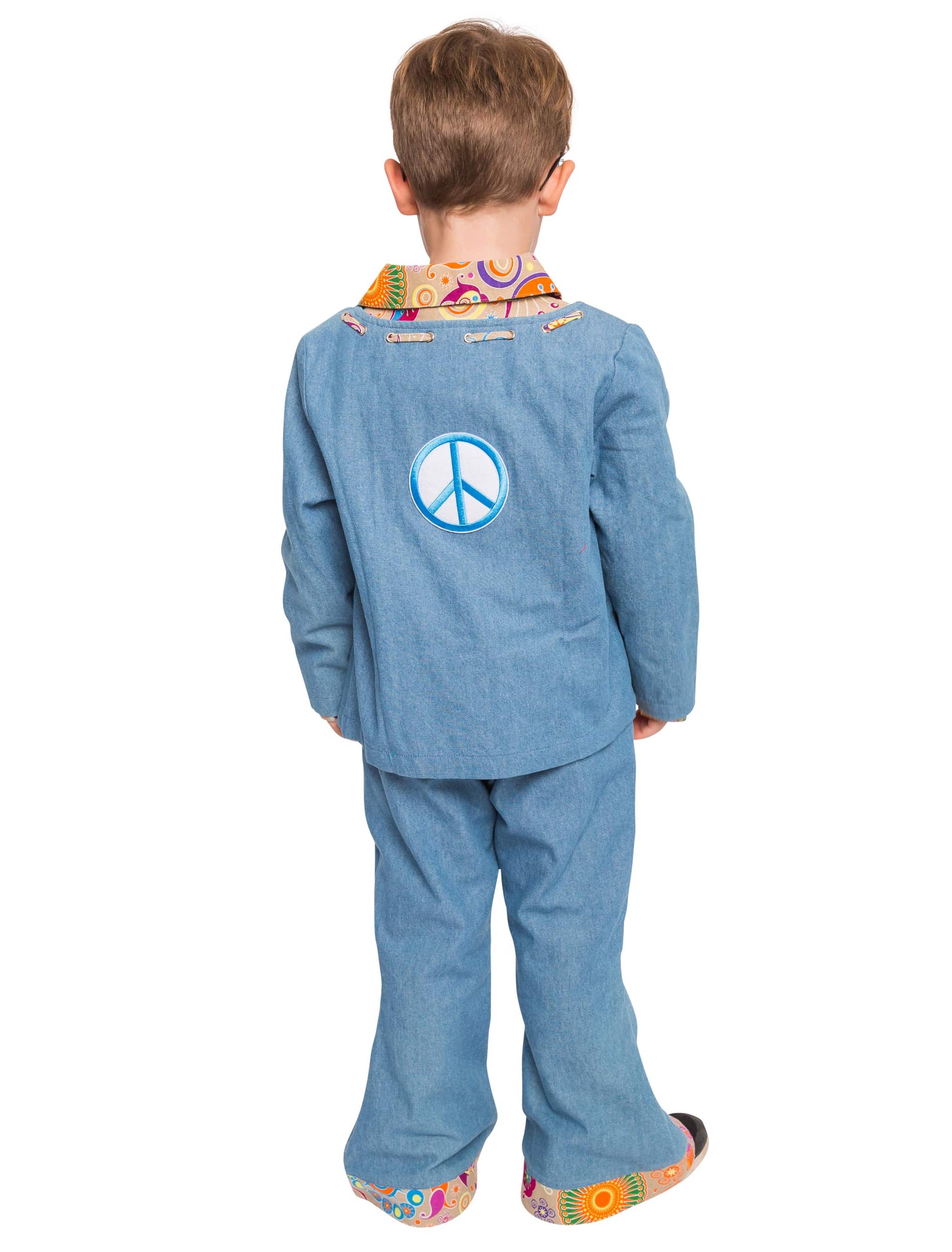 Jacke Peace Kinder Kinder blau 116