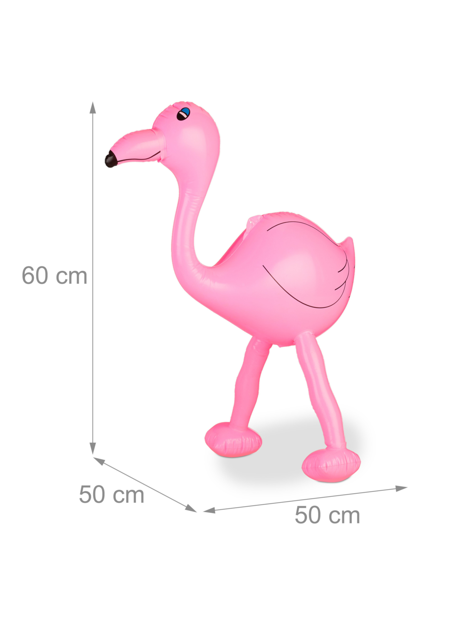 Aufblasbarer Flamingo