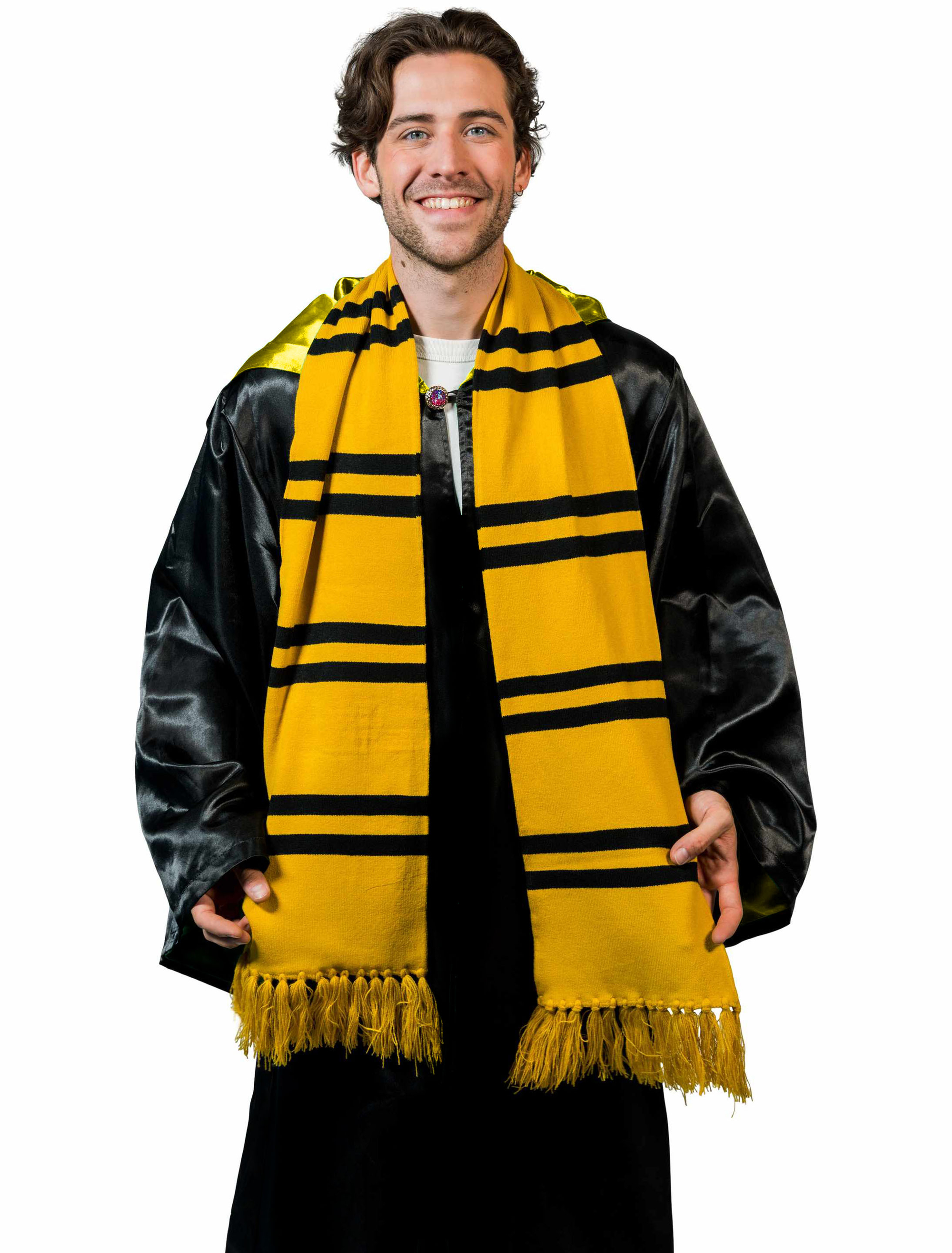 Schal Zauberer schwarz/gelb