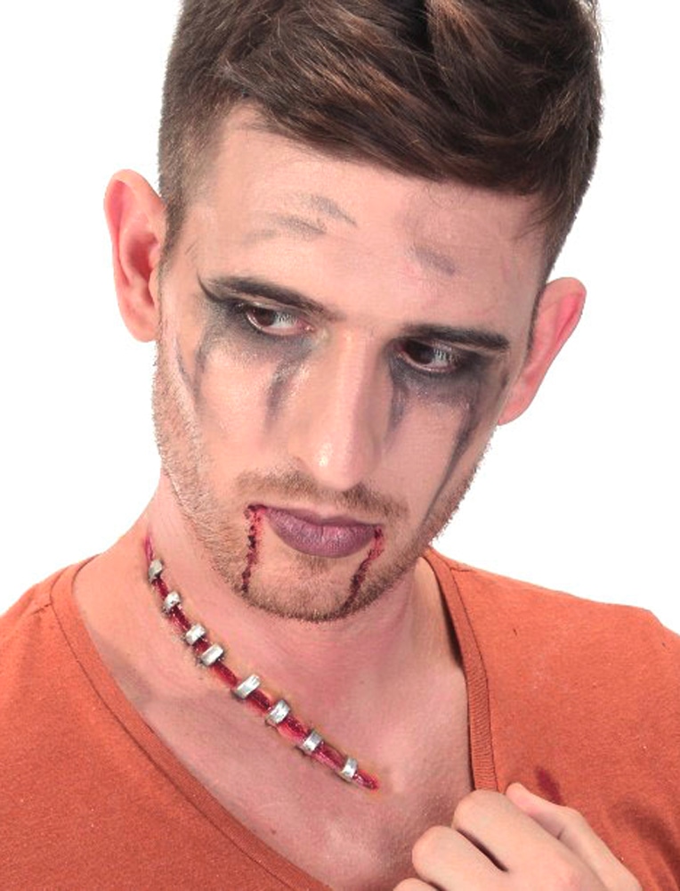 Latexwunde geklammert