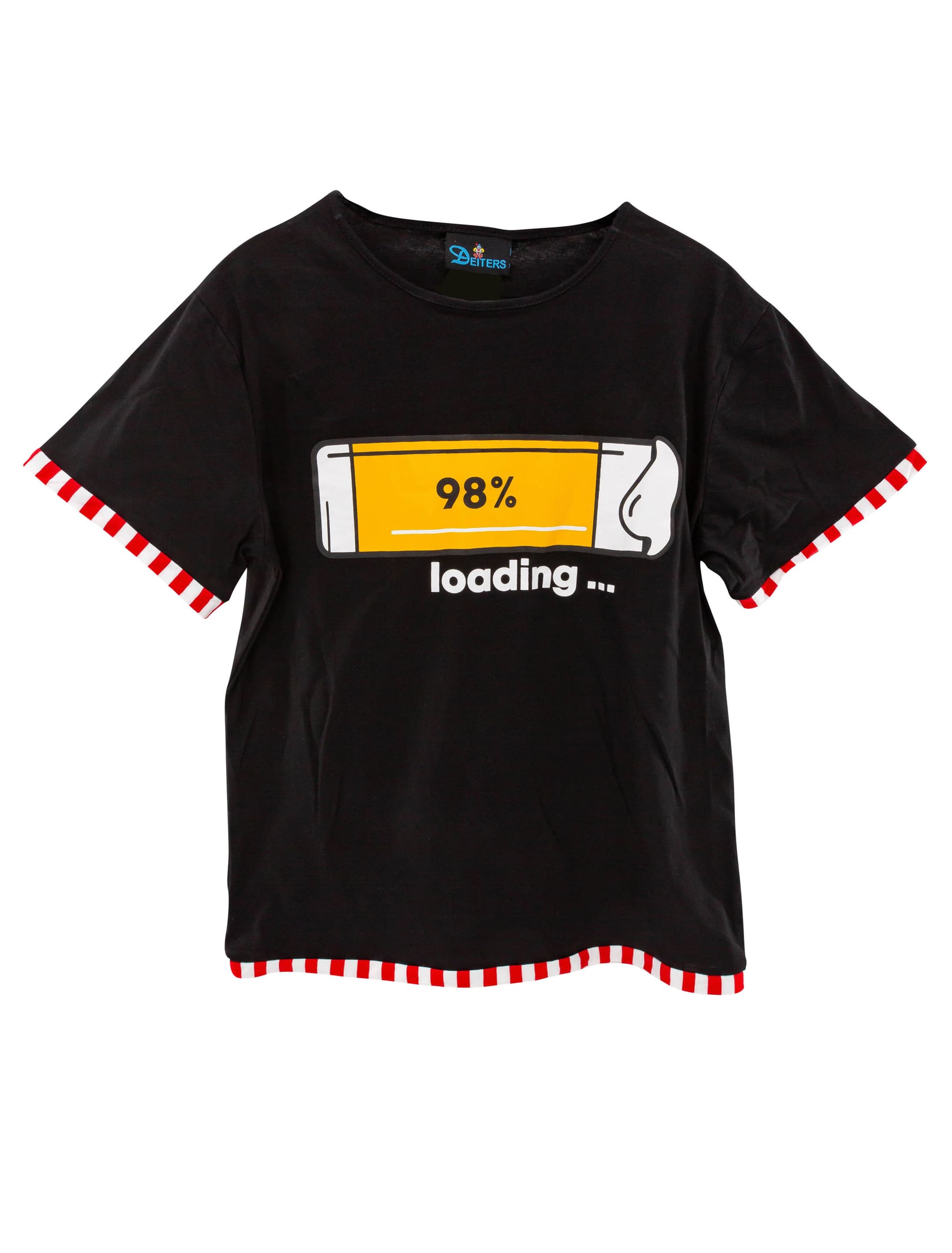 T-Shirt Herren Bier loading schwarz L