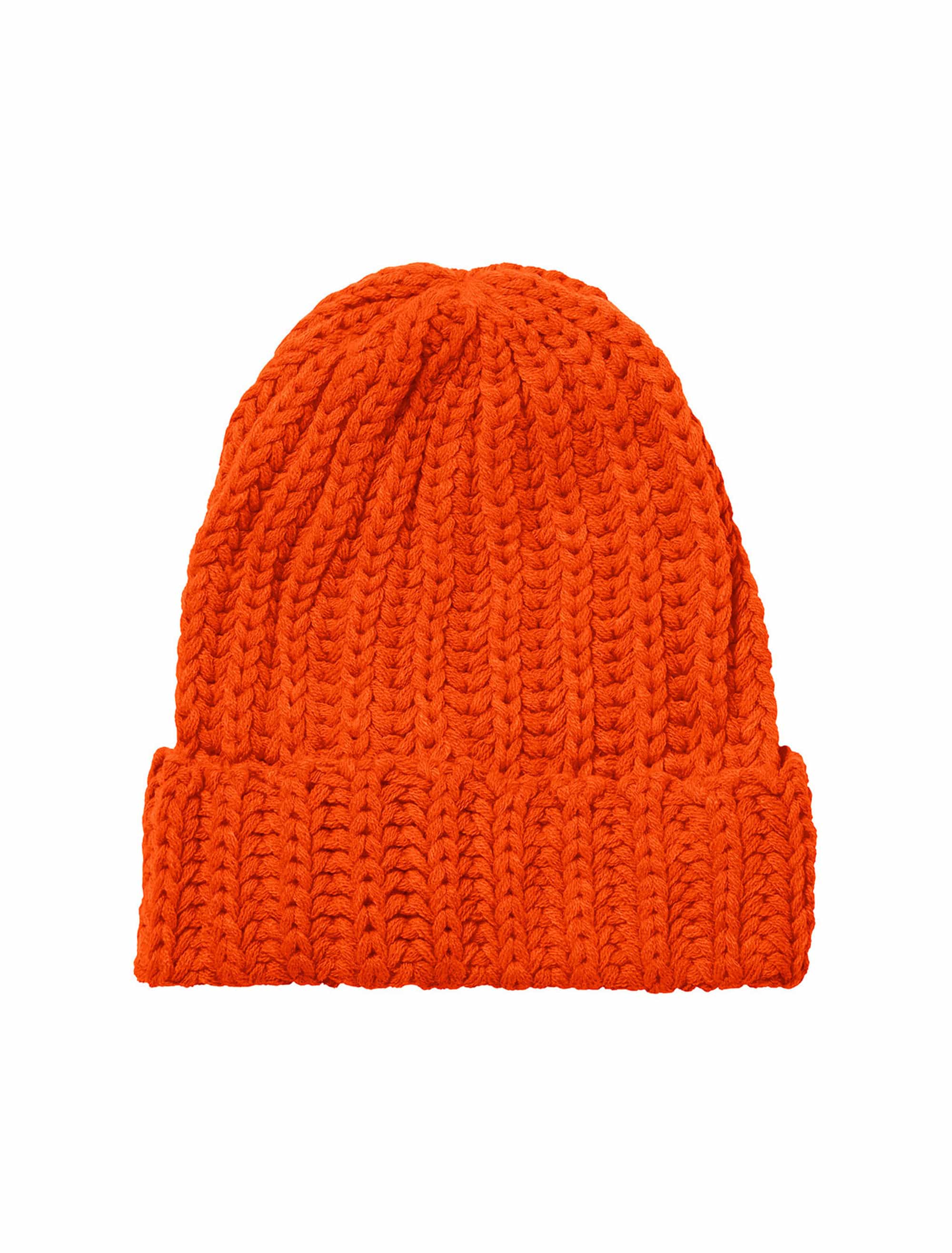 Strickmütze neonorange one size