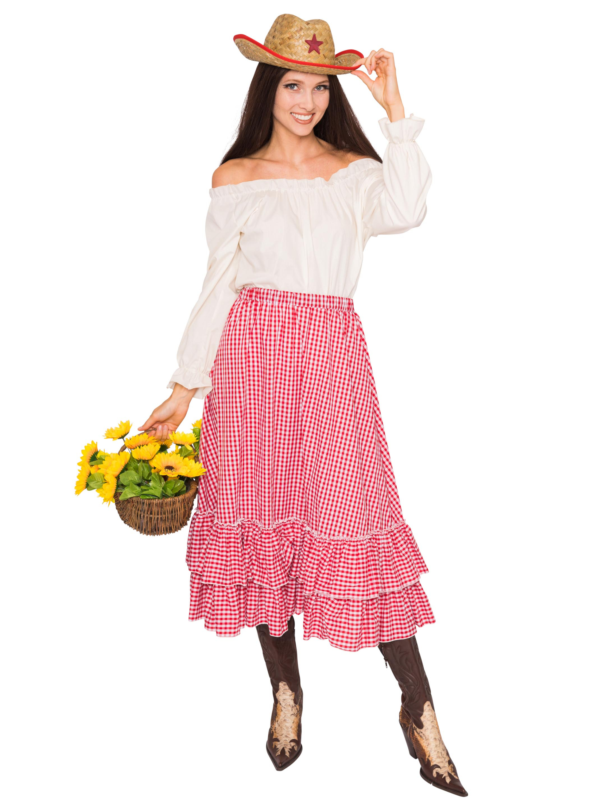 Bluse Cowgirl beige S/M