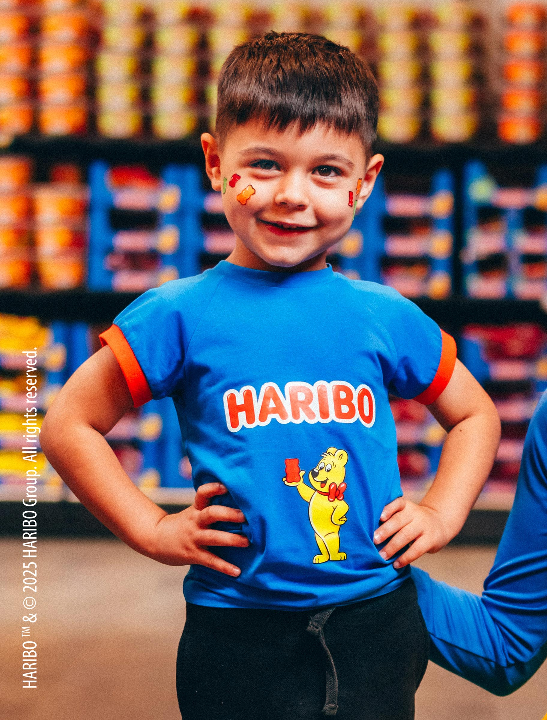 T-Shirt HARIBO Goldbären Kinder blau 134