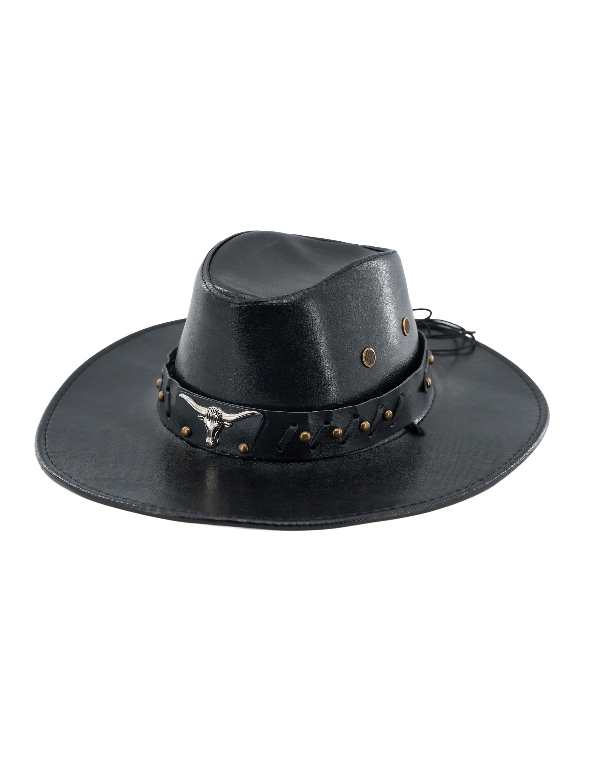 Cowboyhut Longhorn schwarz one size