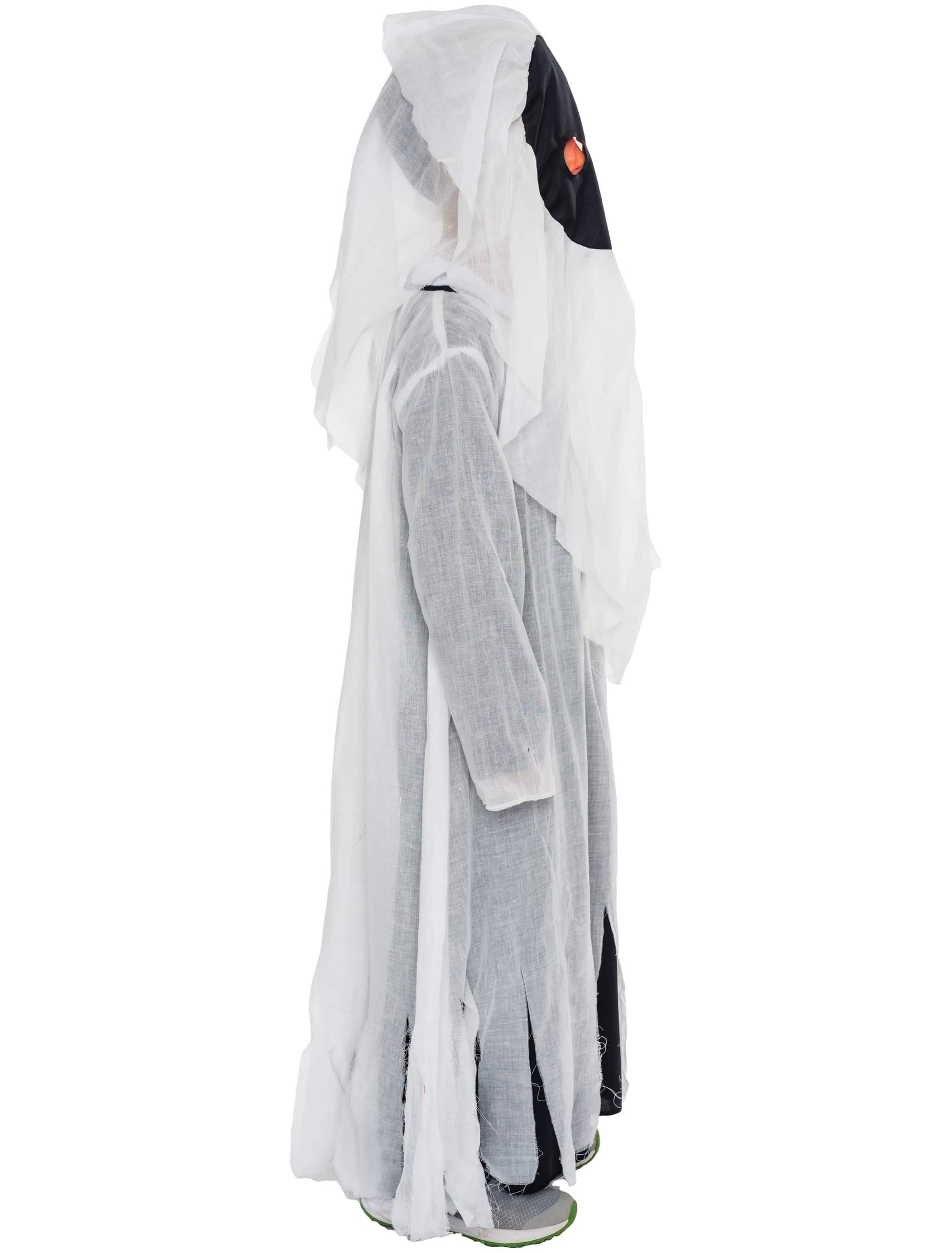 Kleid Geist Kinder 2-tlg. schwarz/weiß 116-128