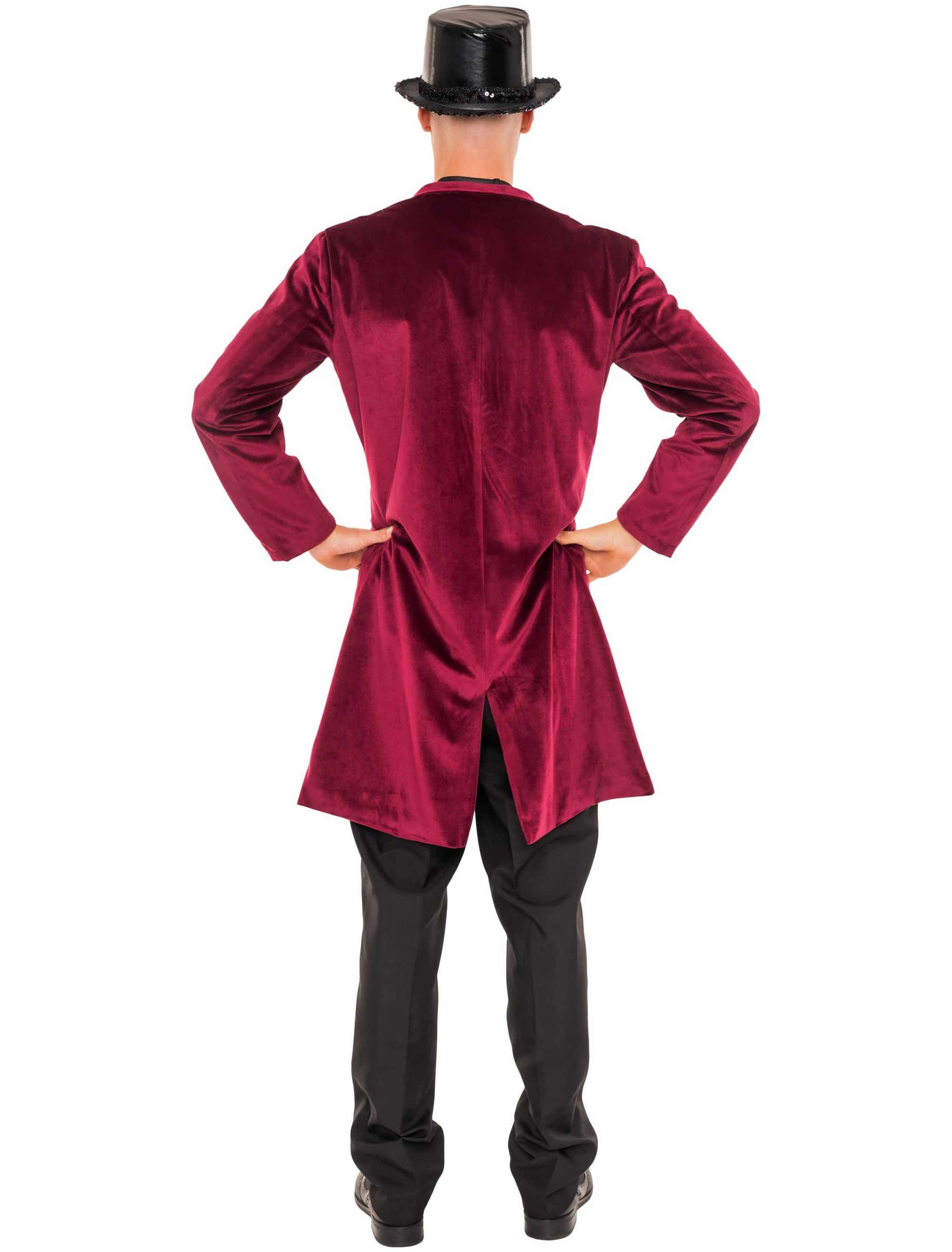 Mantel Willy Schokolade Herren rot 4XL