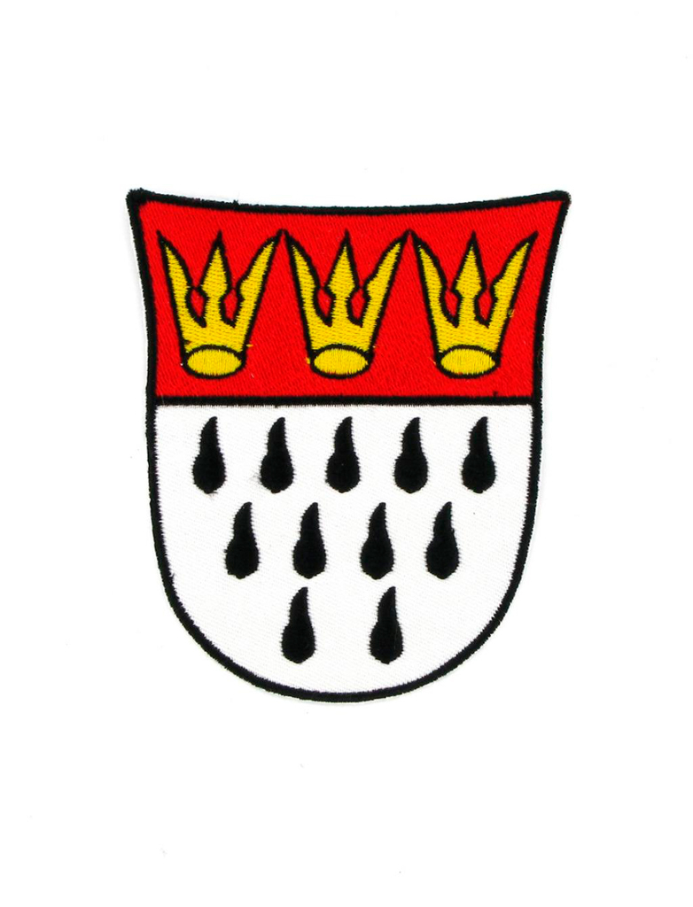Bügelpatch Kölner Wappen 12cm