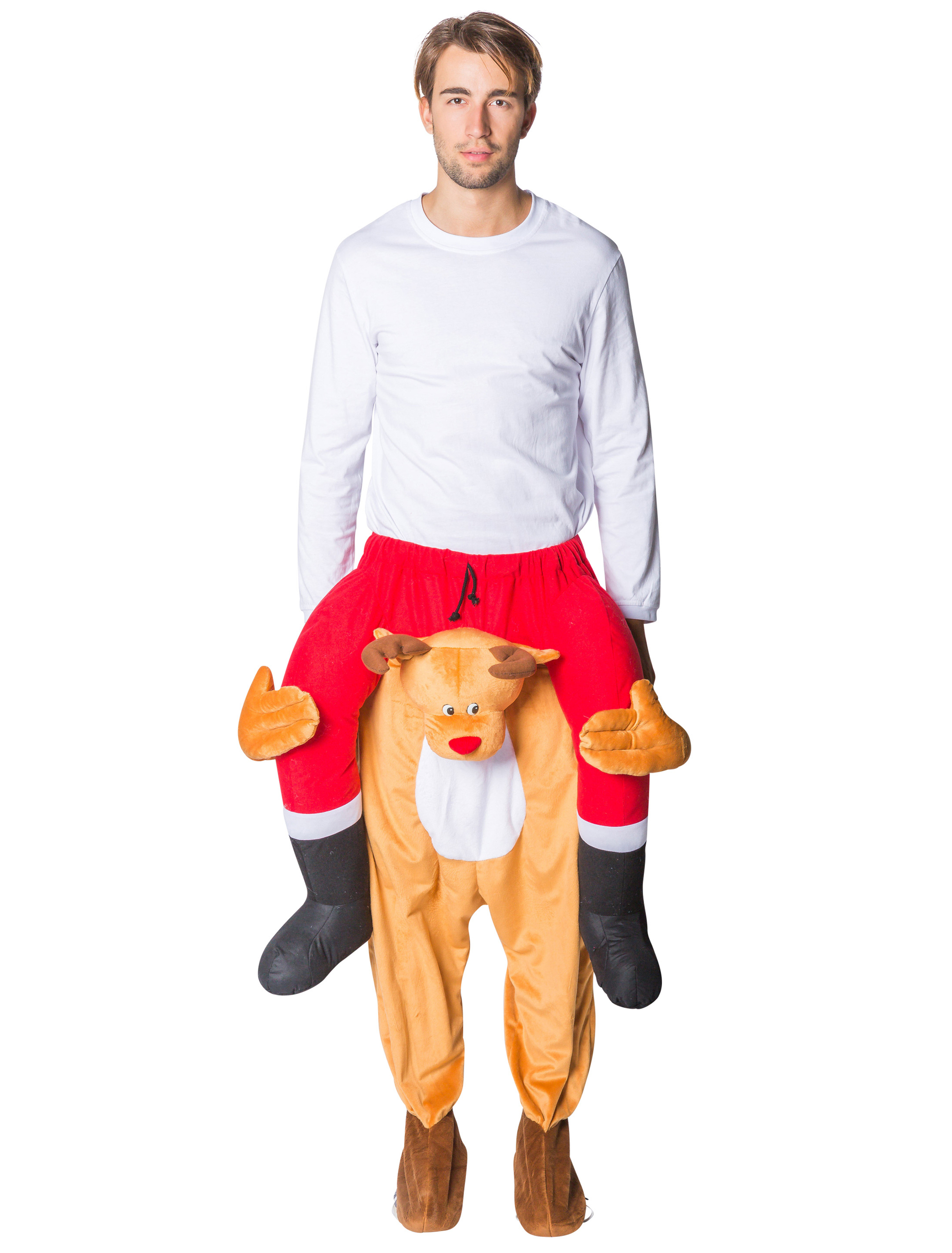 Kostüm Huckepack Rentier Rudolf
