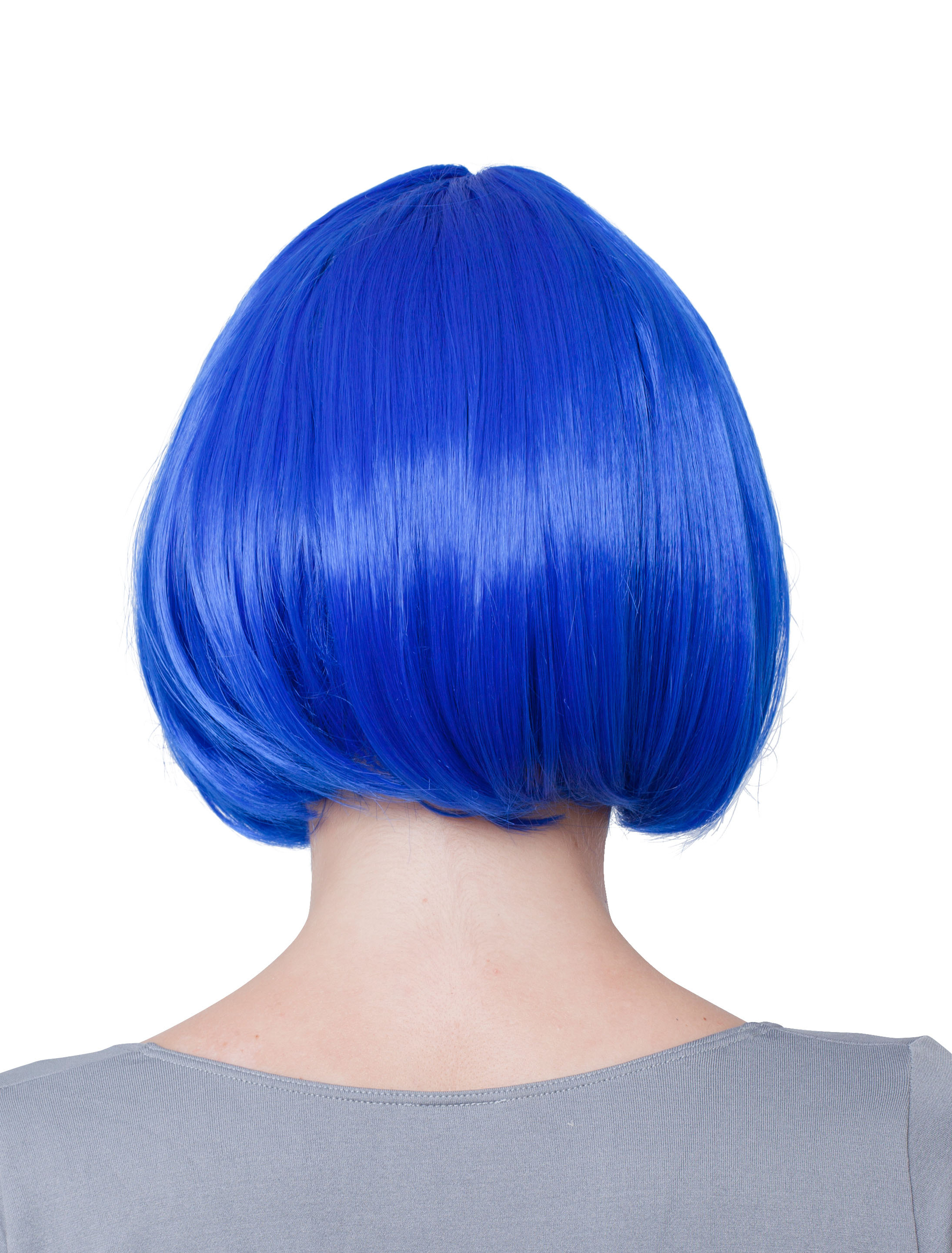 Perücke Pagenkopf blau one size