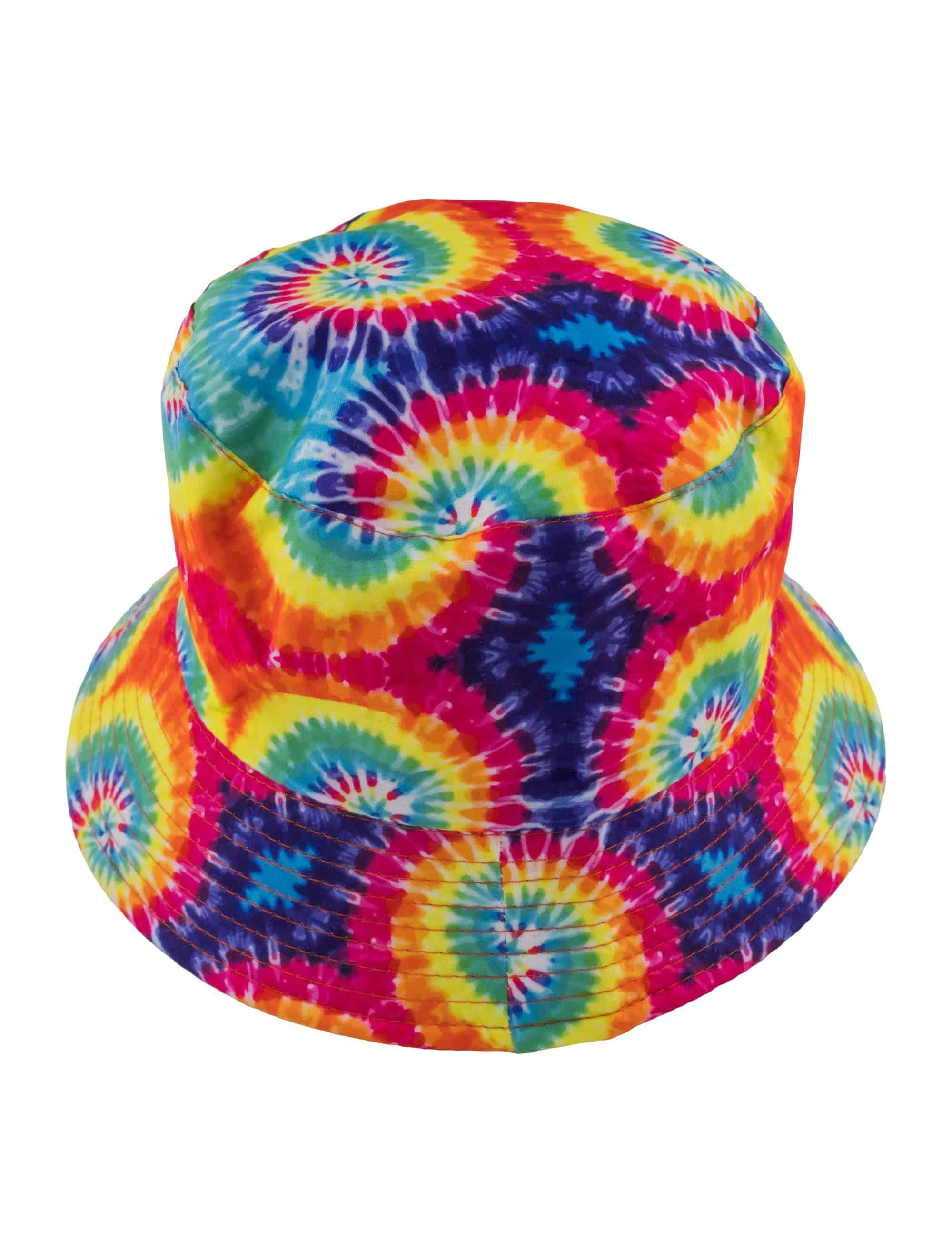 Fischerhut wendbar Batik bunt one size