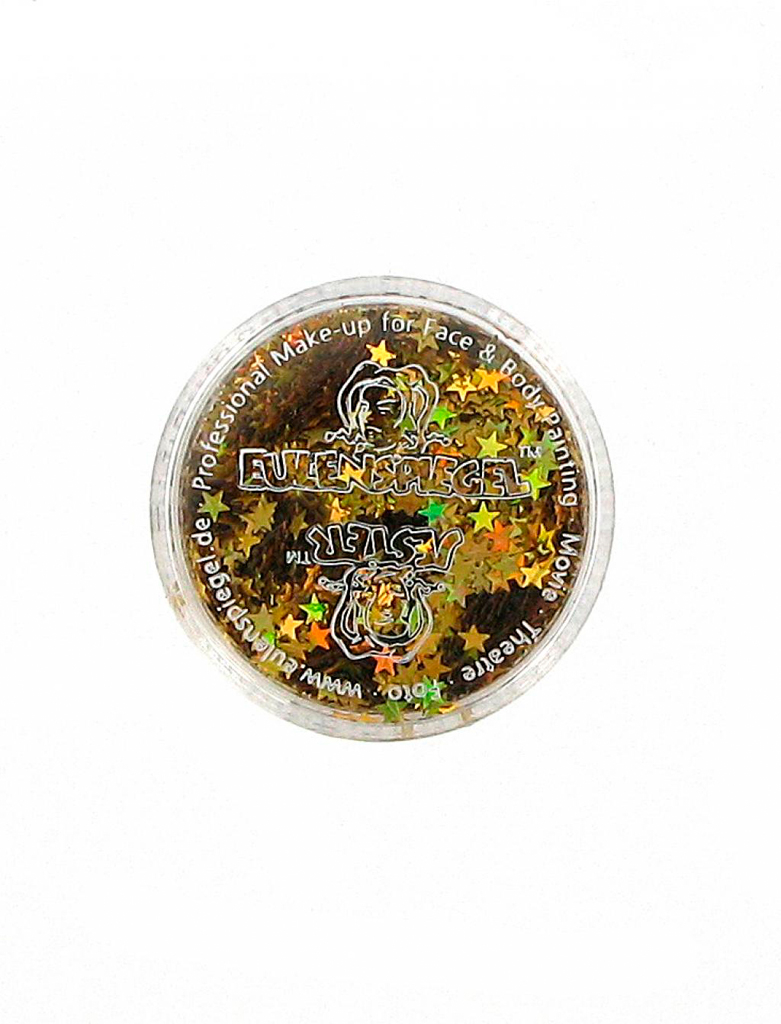 Glitzer Sterne 6g gold