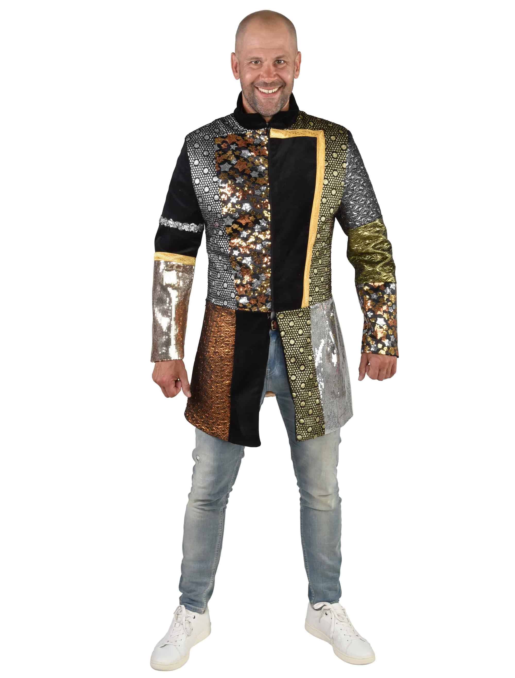 Mantel Herren metallic