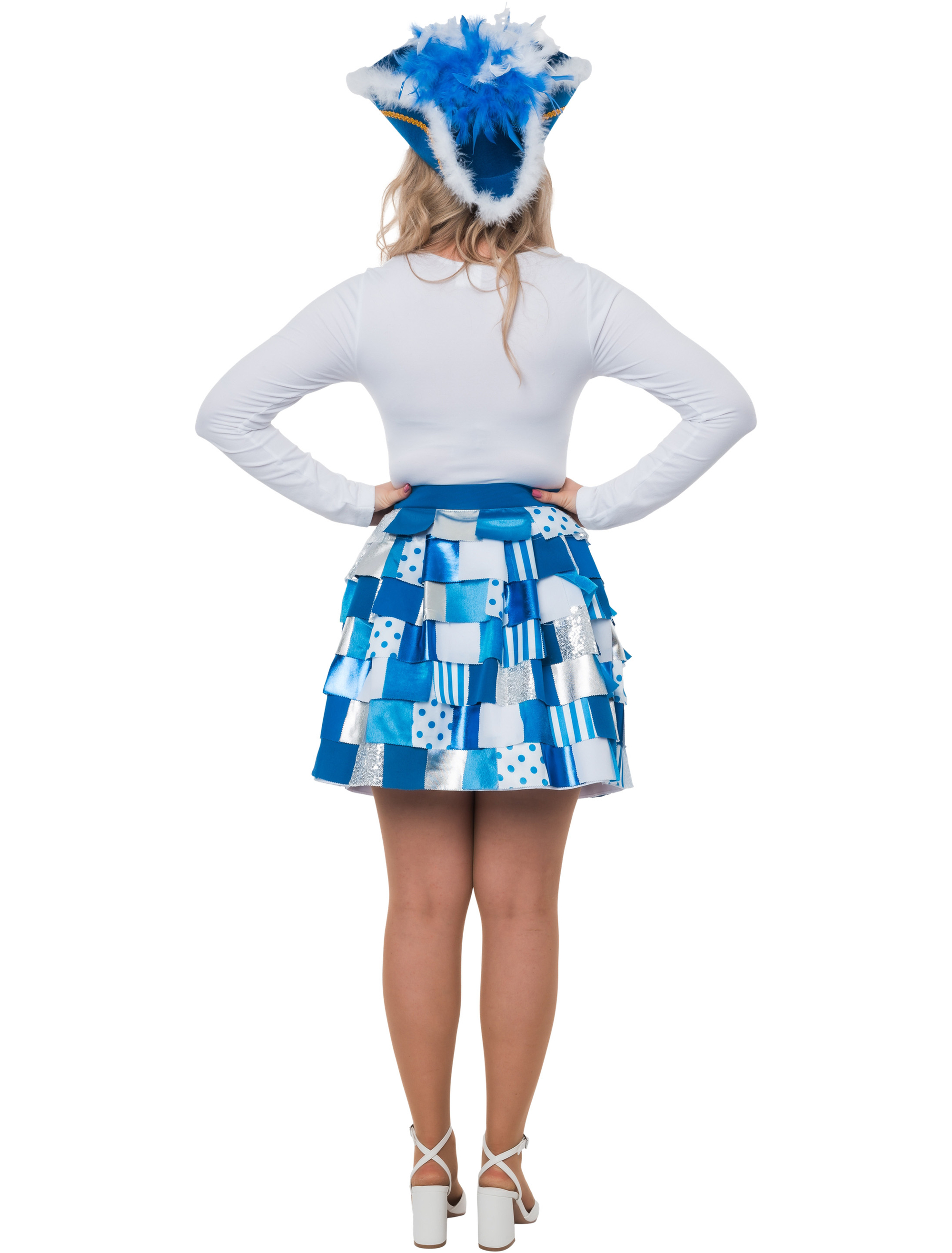 Lappenrock deluxe Damen blau/weiß 2XL/3XL