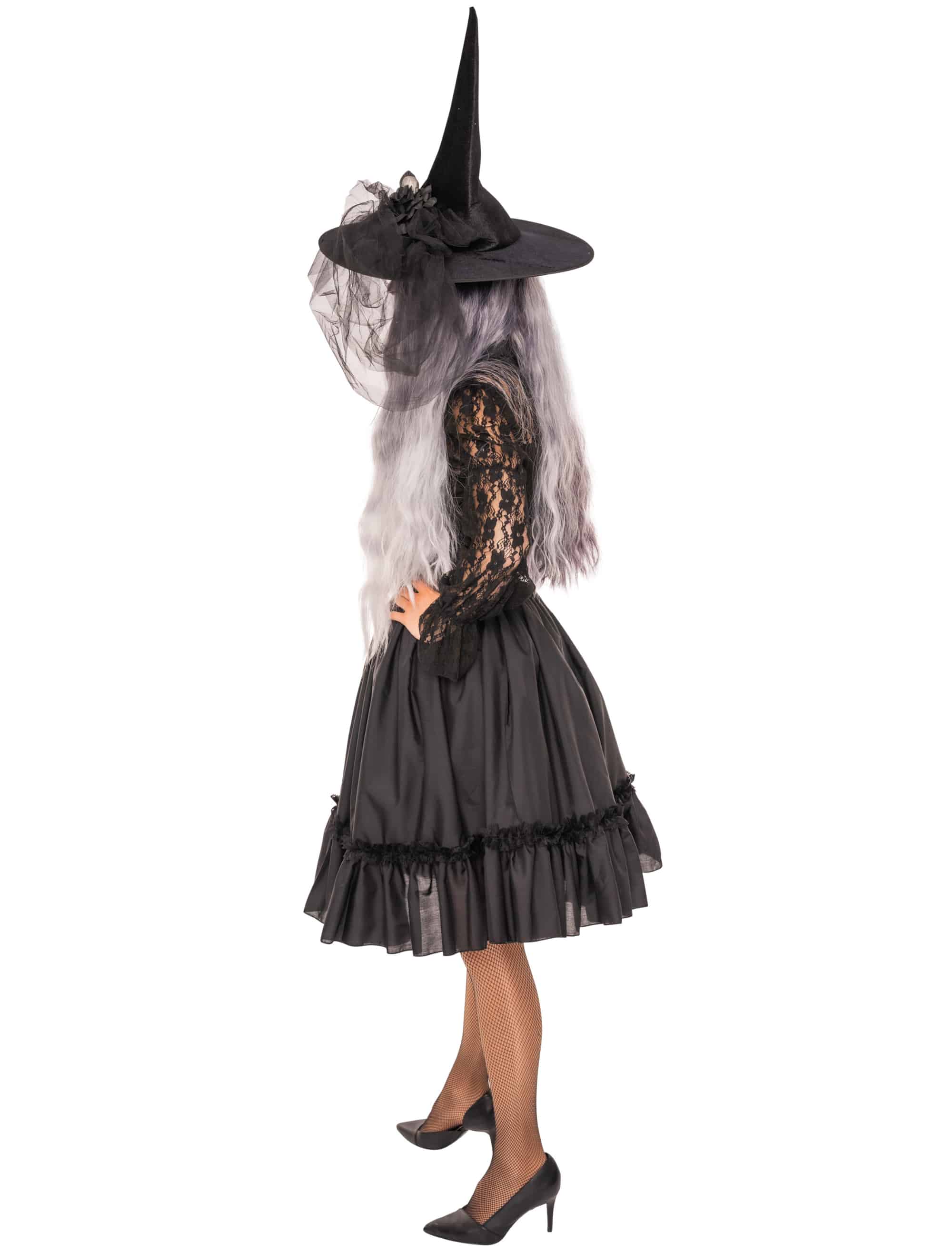 Kleid Kamee mit Spitze schwarz S