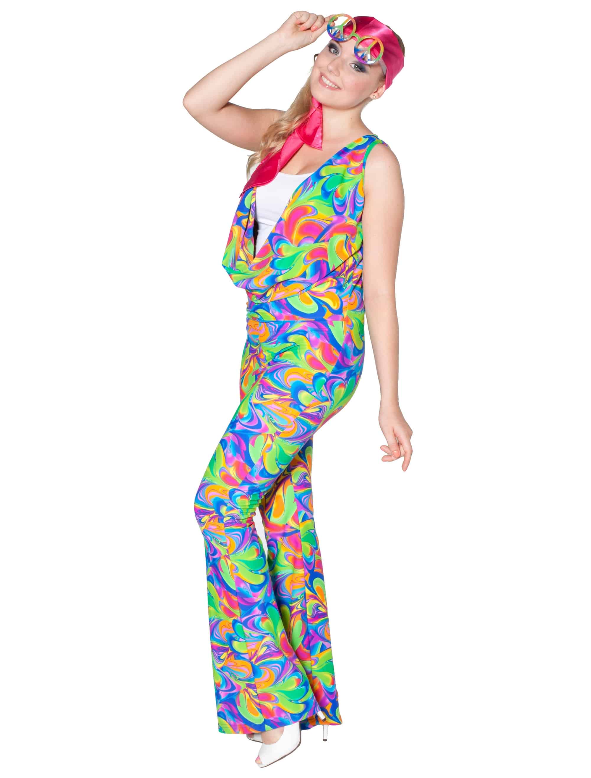 Jumpsuit 70er Damen