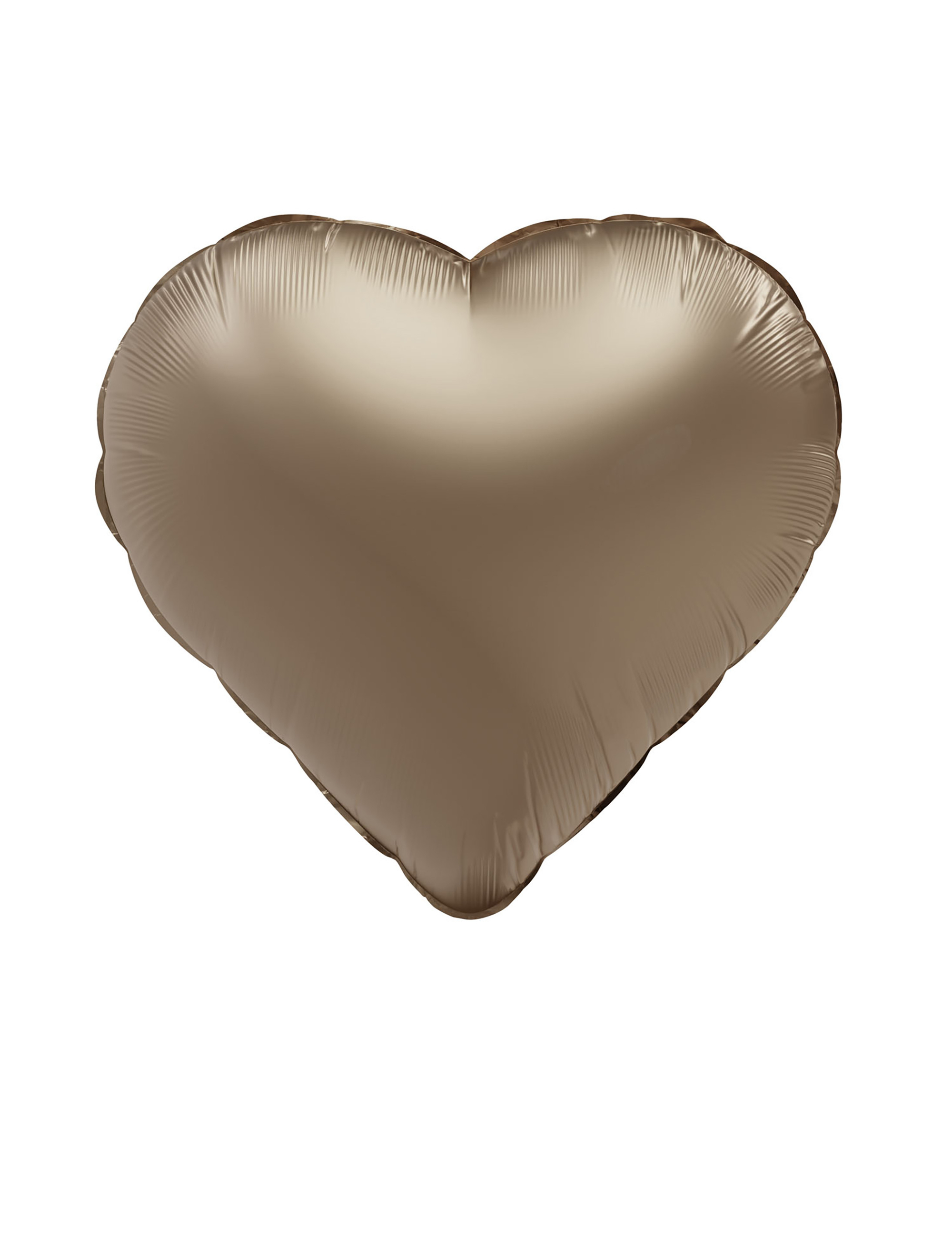 Folienballon Herz S matt gold