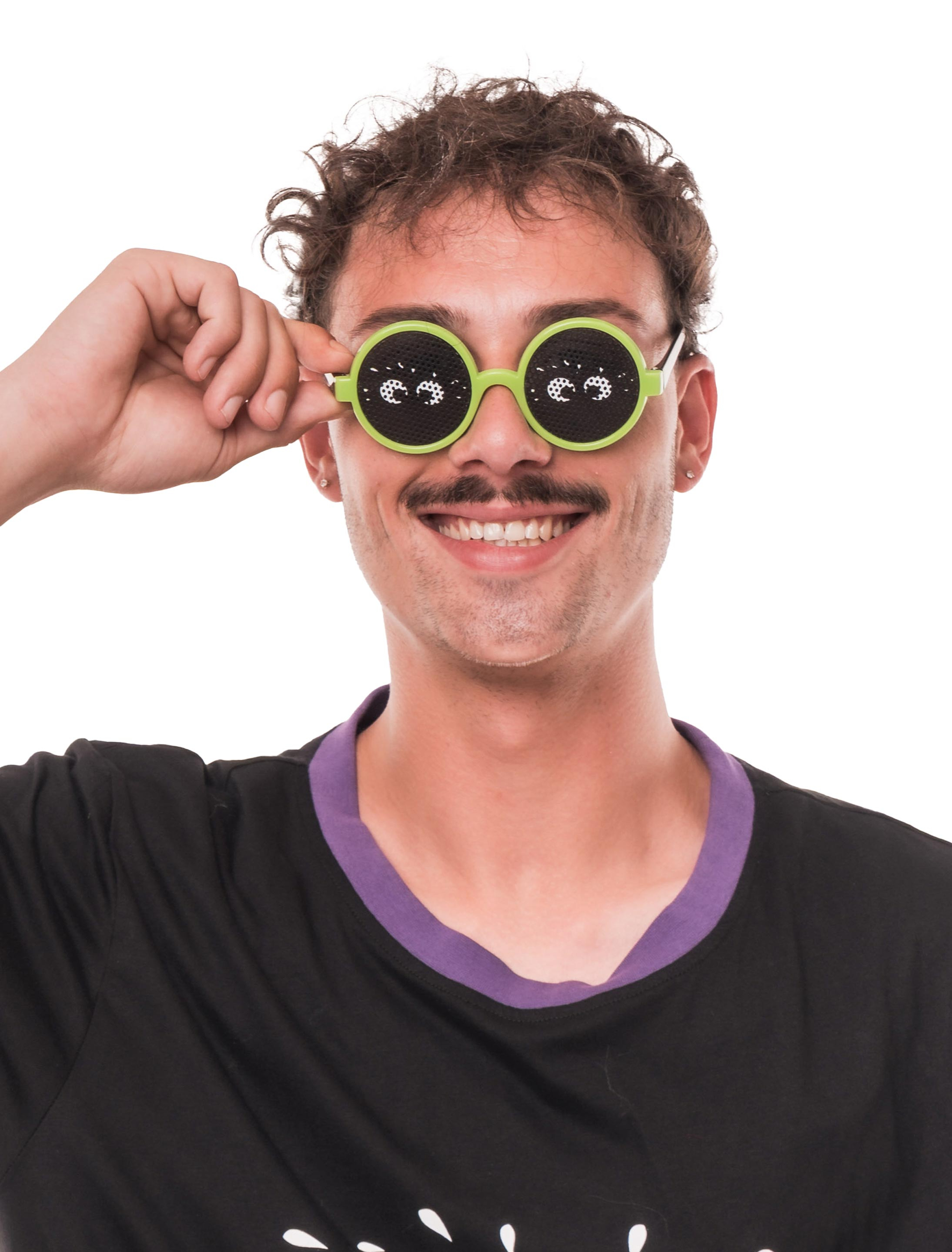Brille Kleiner Feigling schwarz/grün
