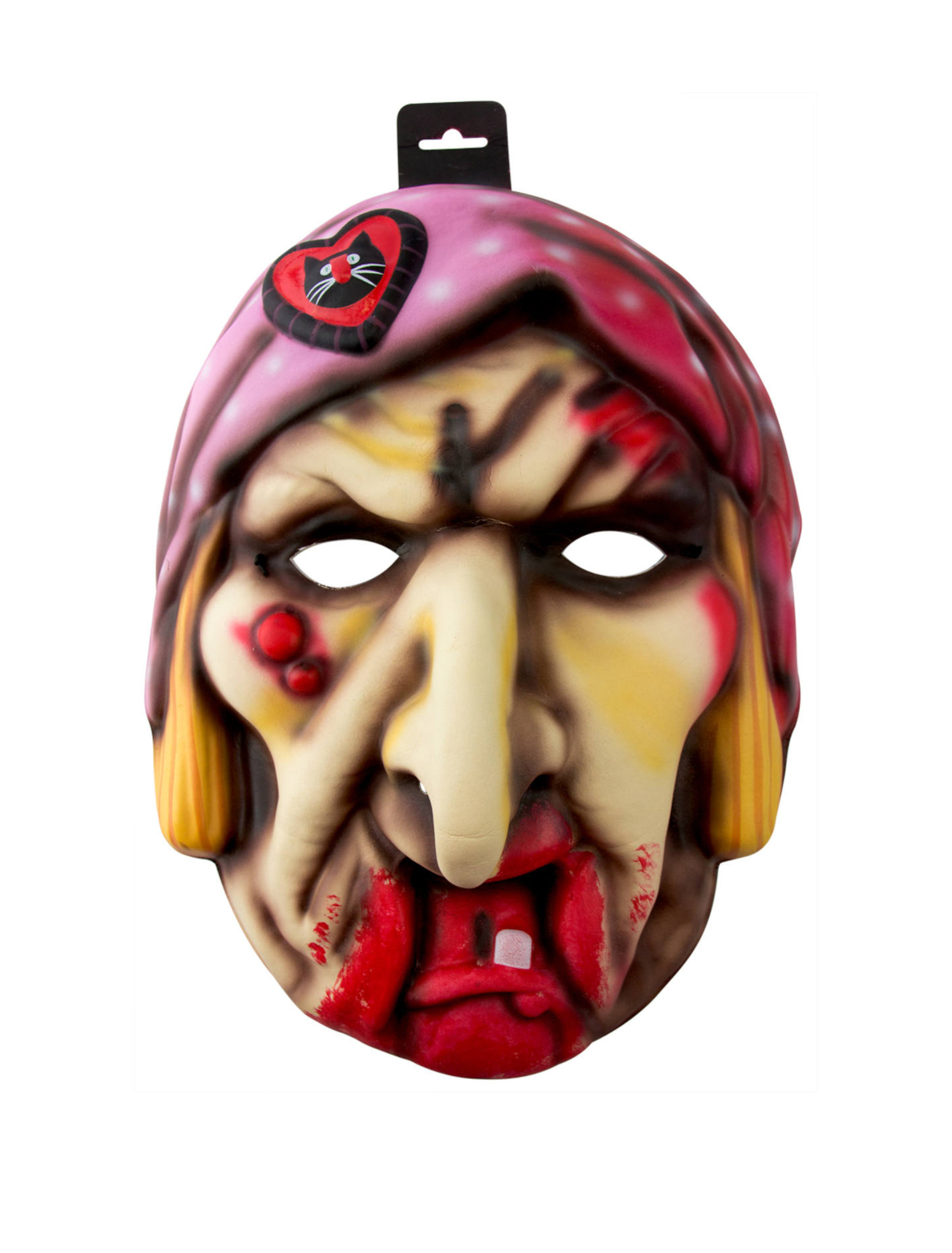 Maske XXL böse Hexe