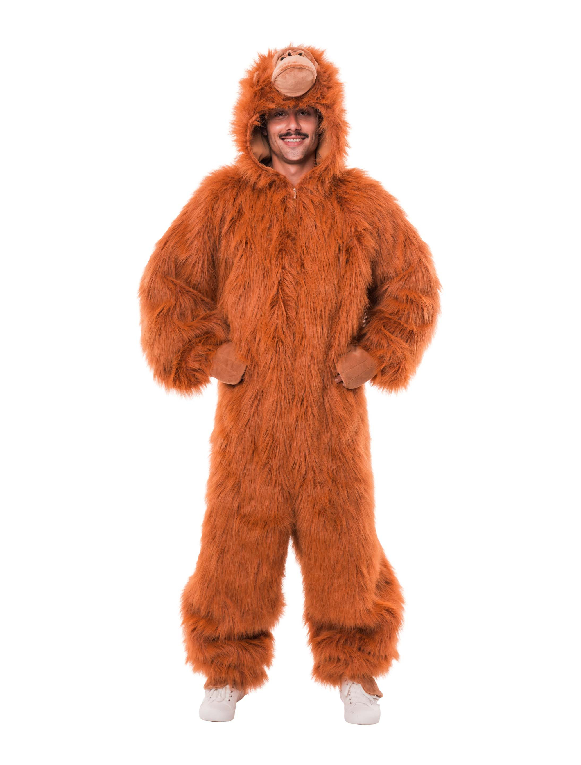 Overall Plüsch de luxe Orang-Utan Herren braun 50/52