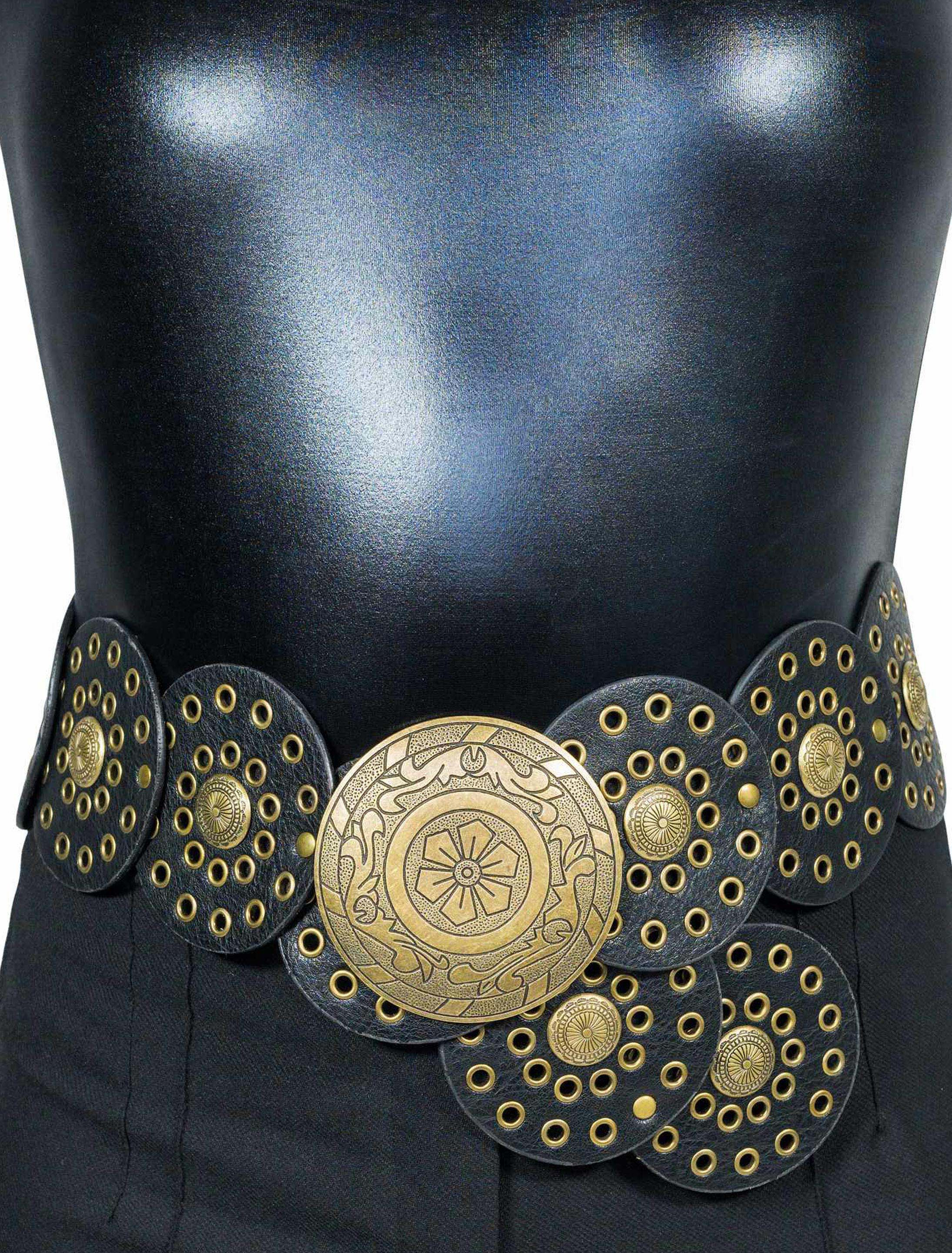 Gürtel Wikinger schwarz/gold