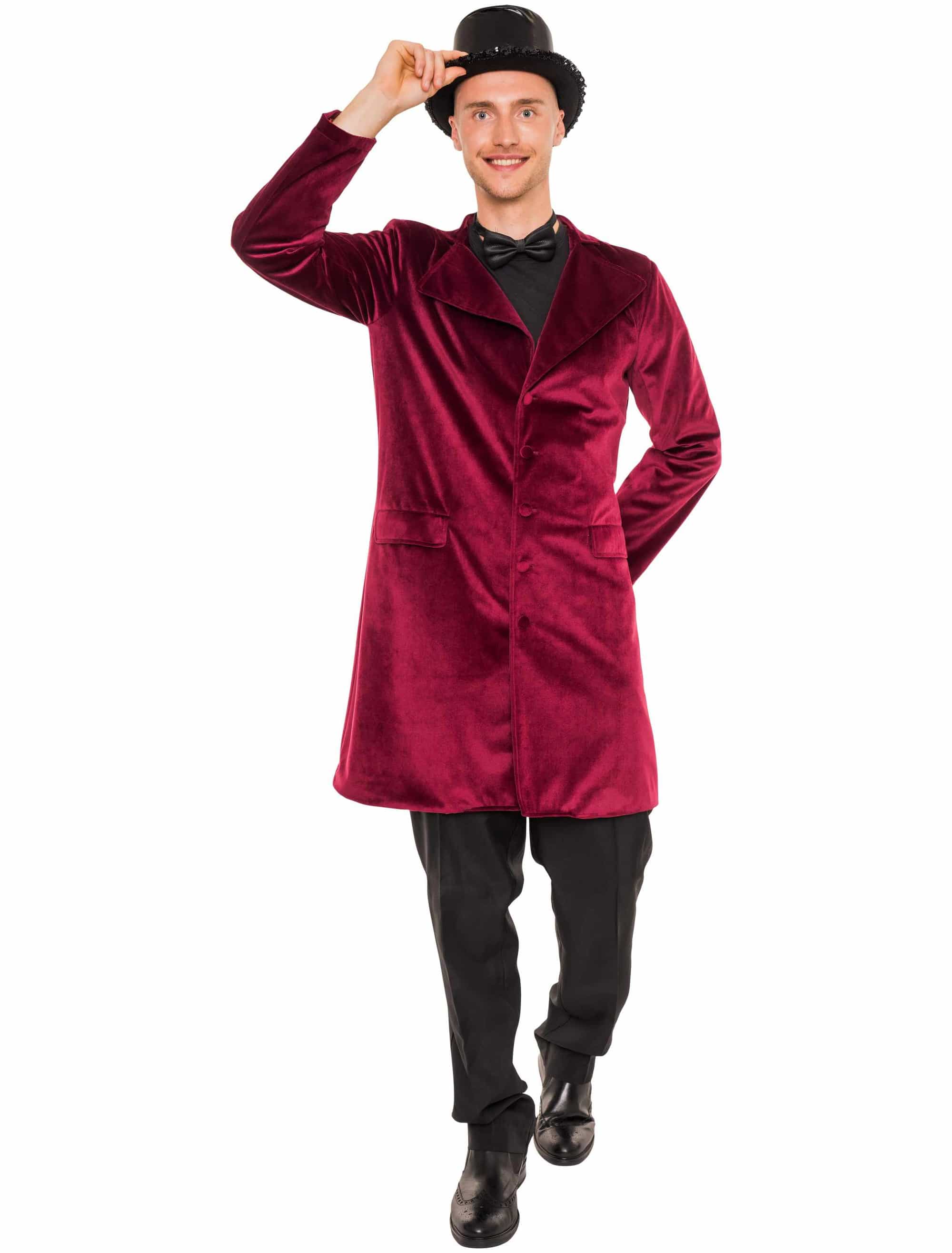 Mantel Willy Schokolade Herren rot 4XL