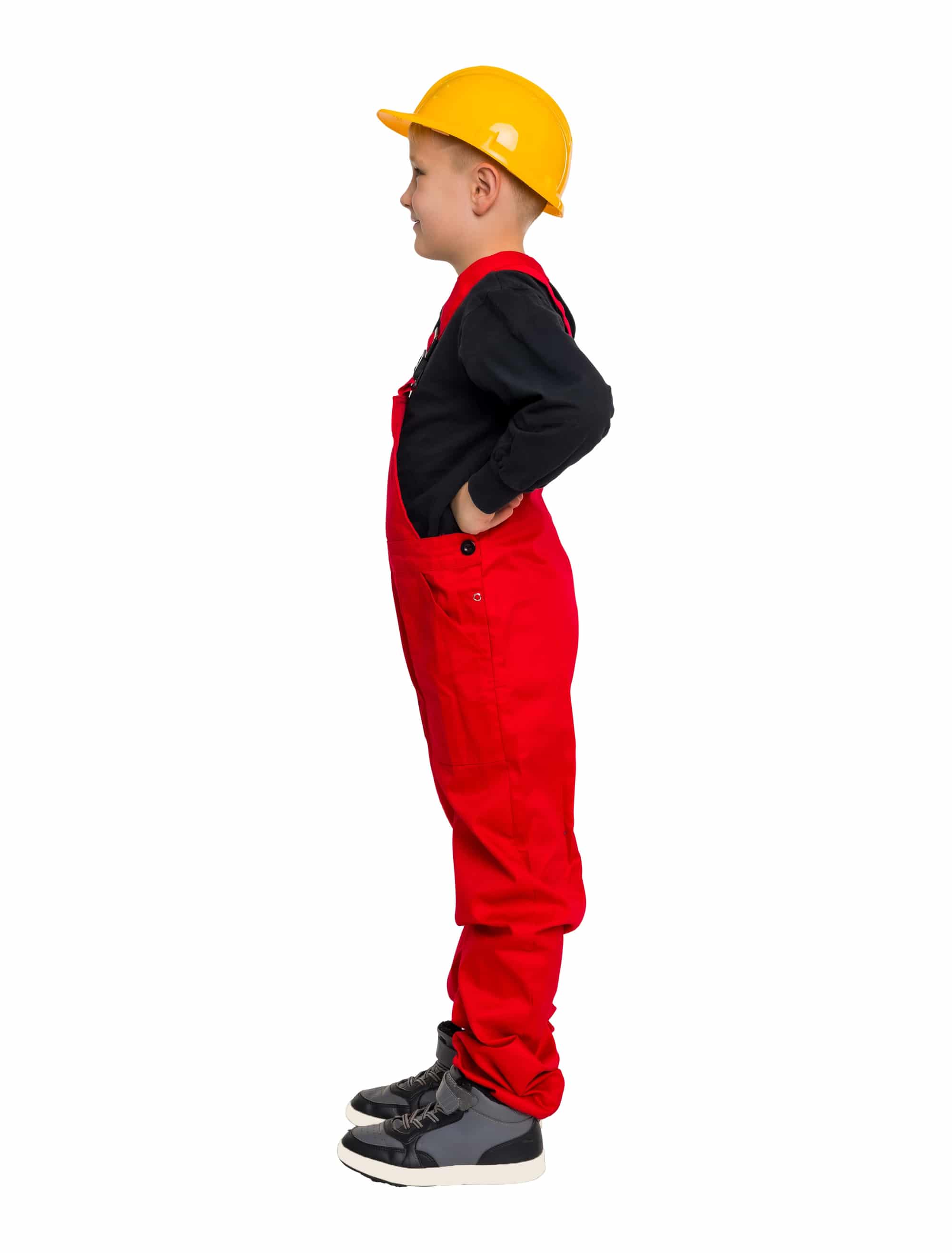 Latzhose Kinder rot 128