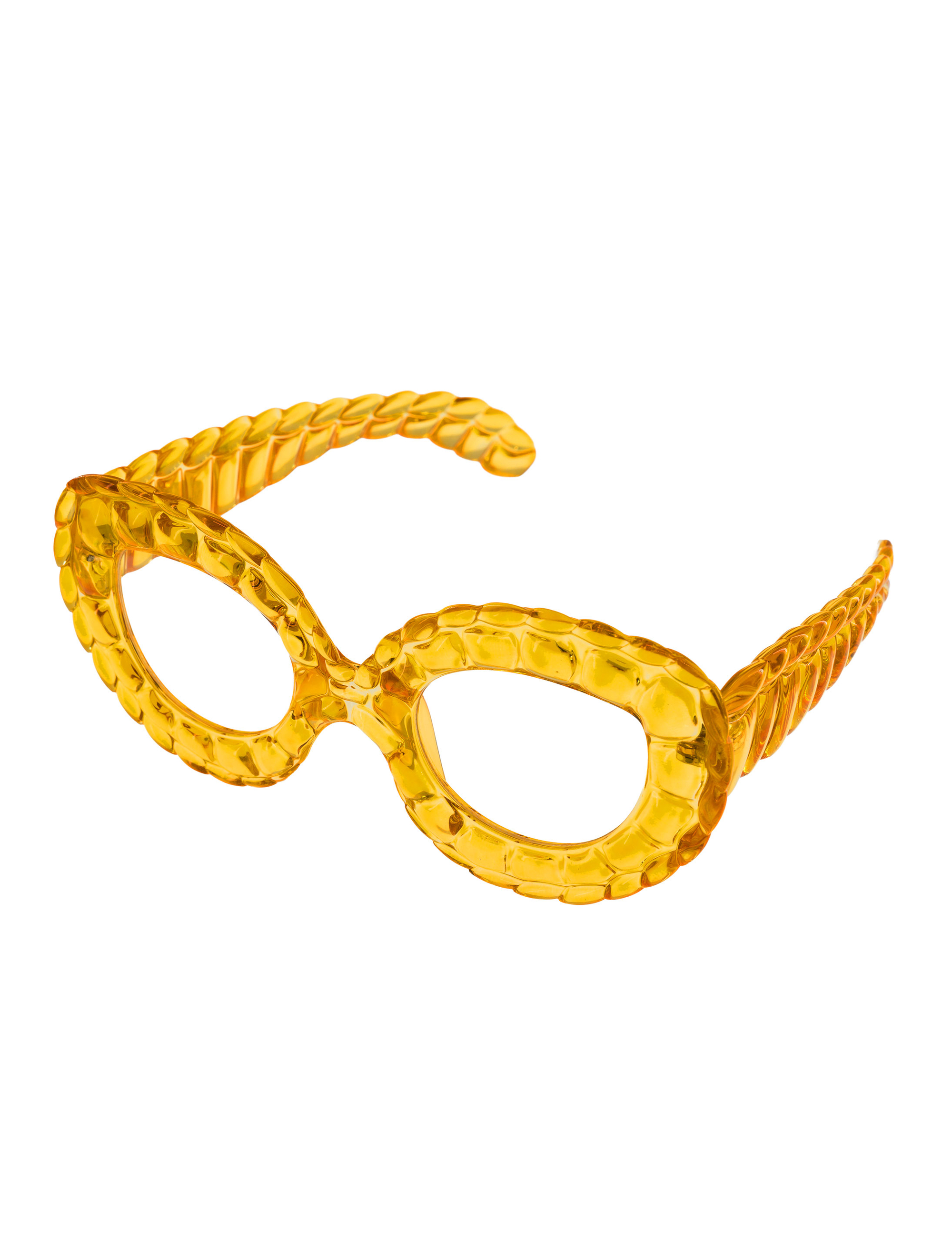 Brille Schlange gelb