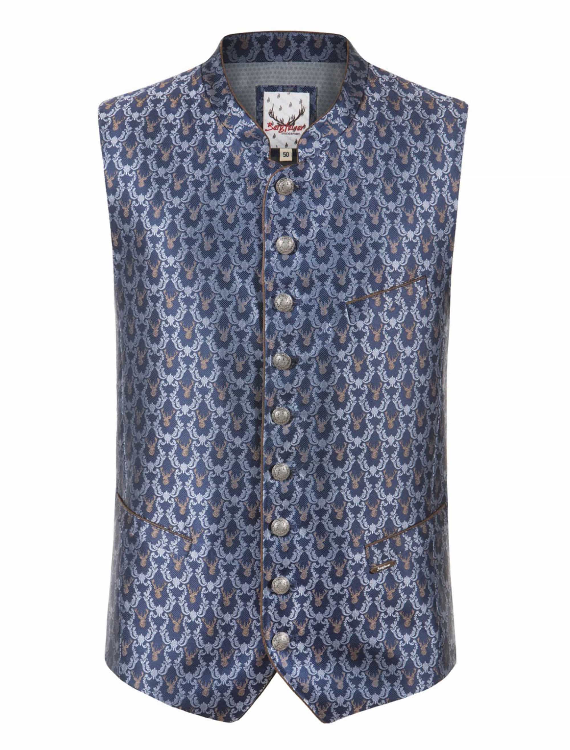 Trachtenweste Nemo Herren blau 46