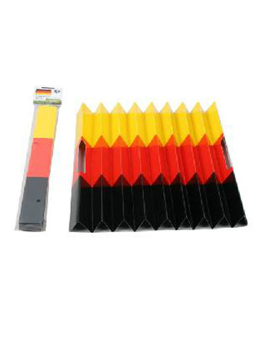 Klatschfächer Deutschland schwarz/rot/gold