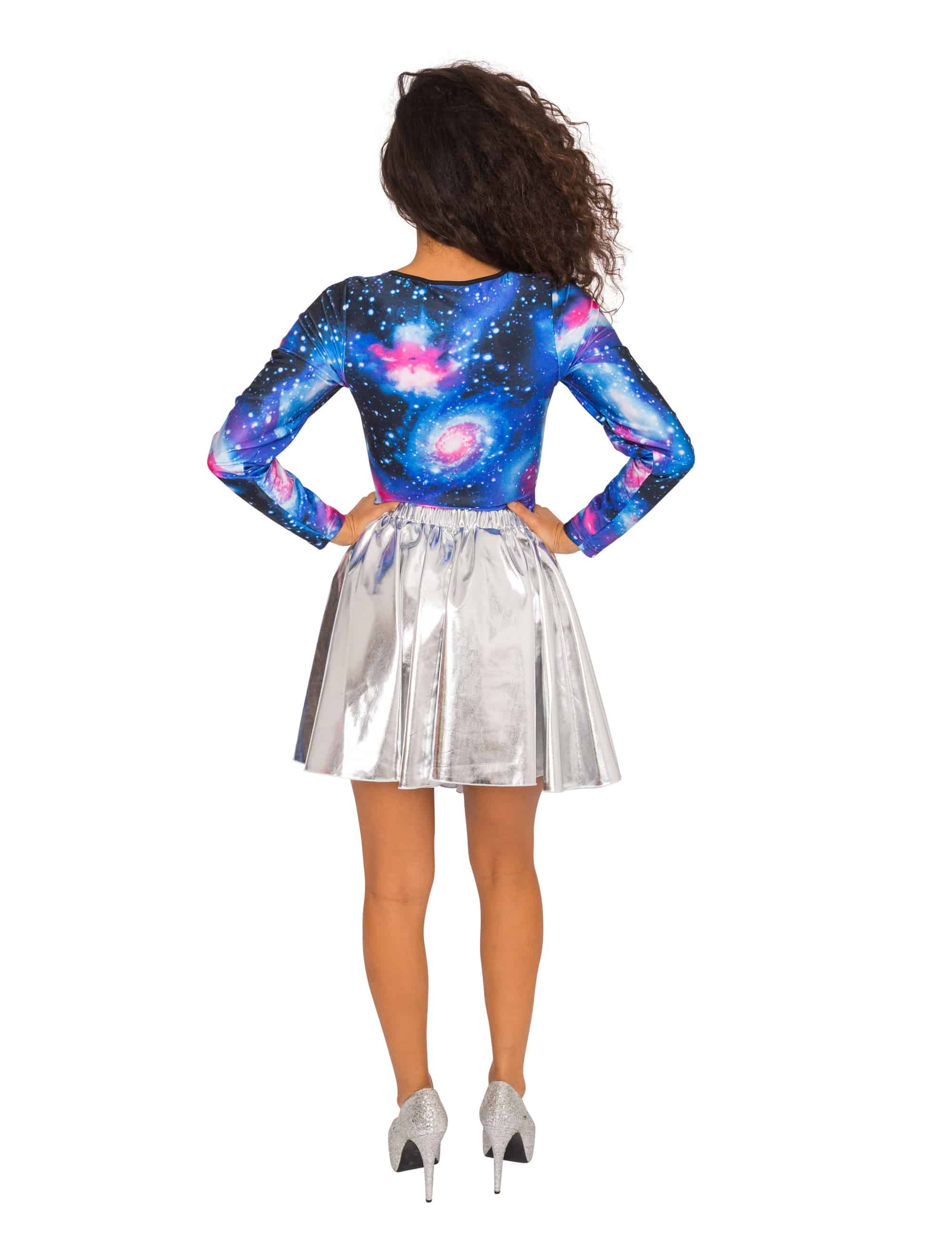 Rock metallic Damen silber one size