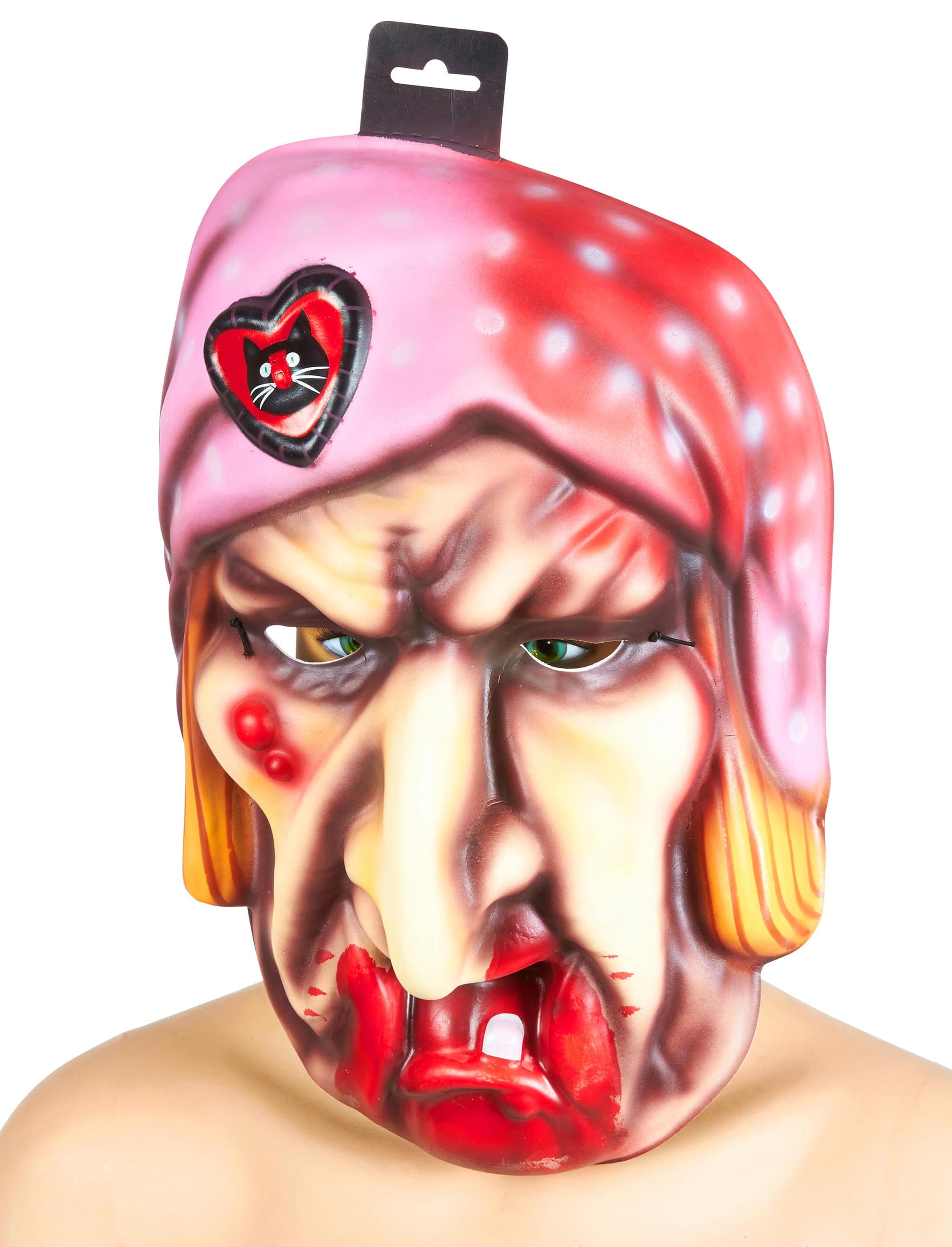 Maske XXL böse Hexe
