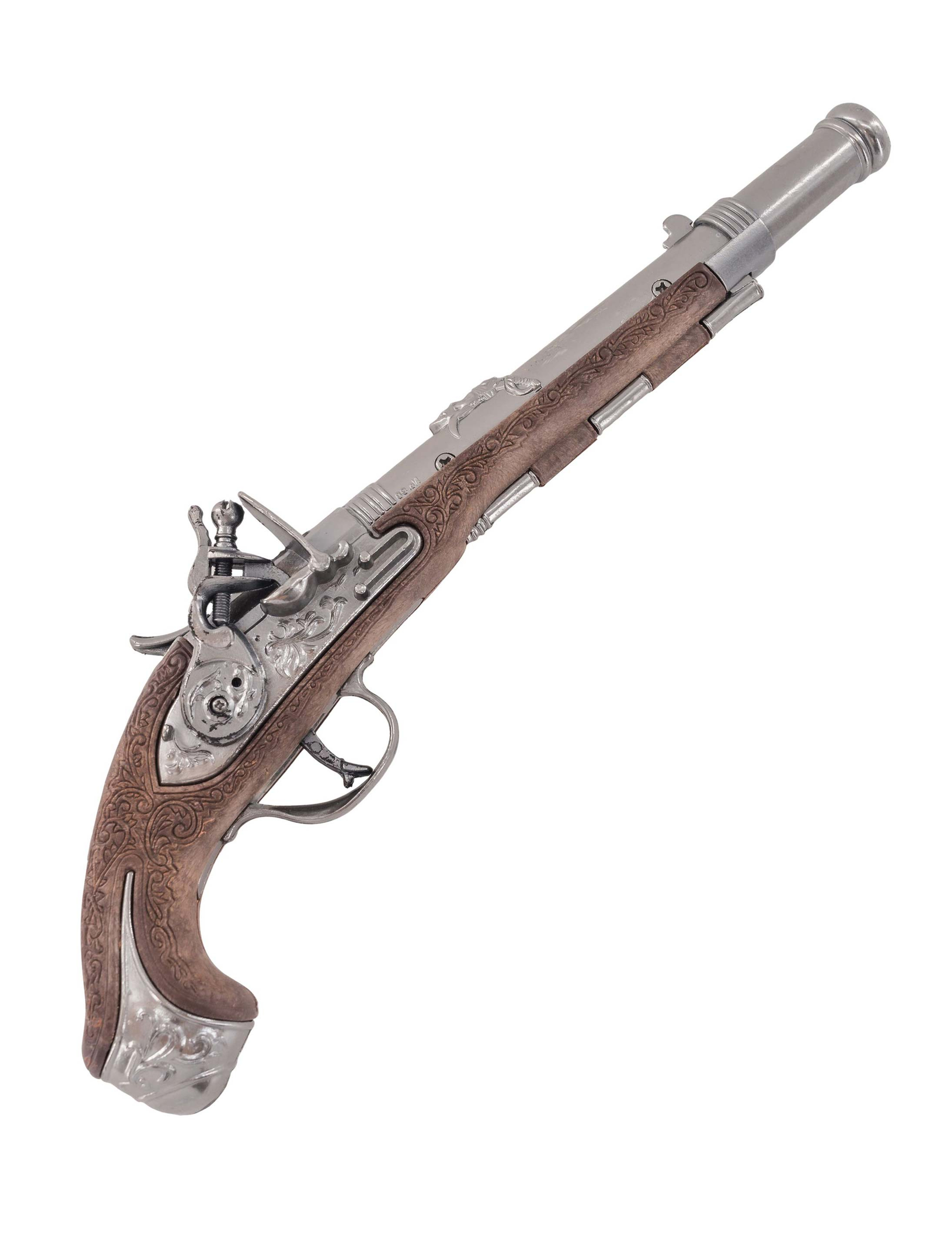 Pistole Pirat antik silber