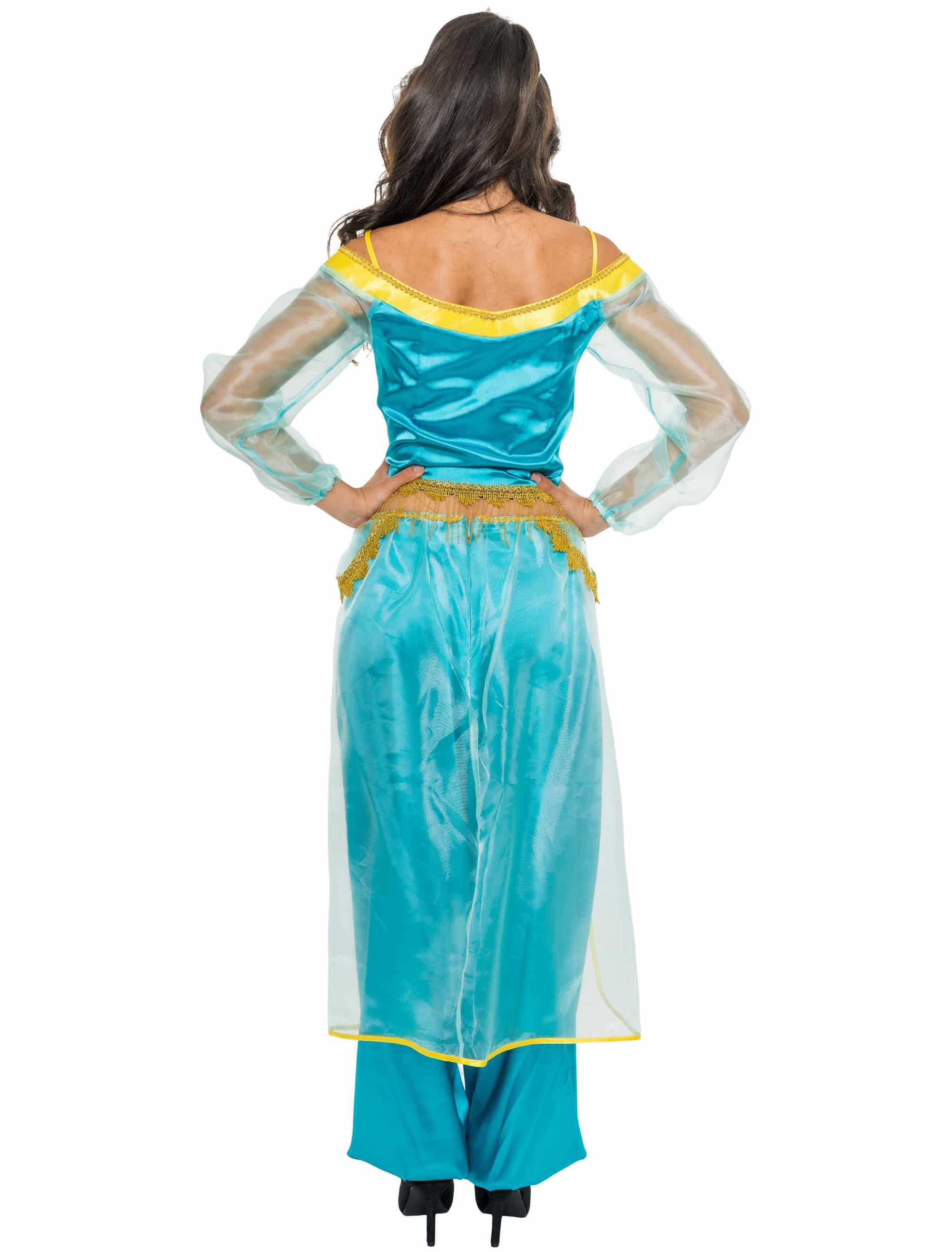 Kostüm Prinzessin Orient Damen türkis 2XL