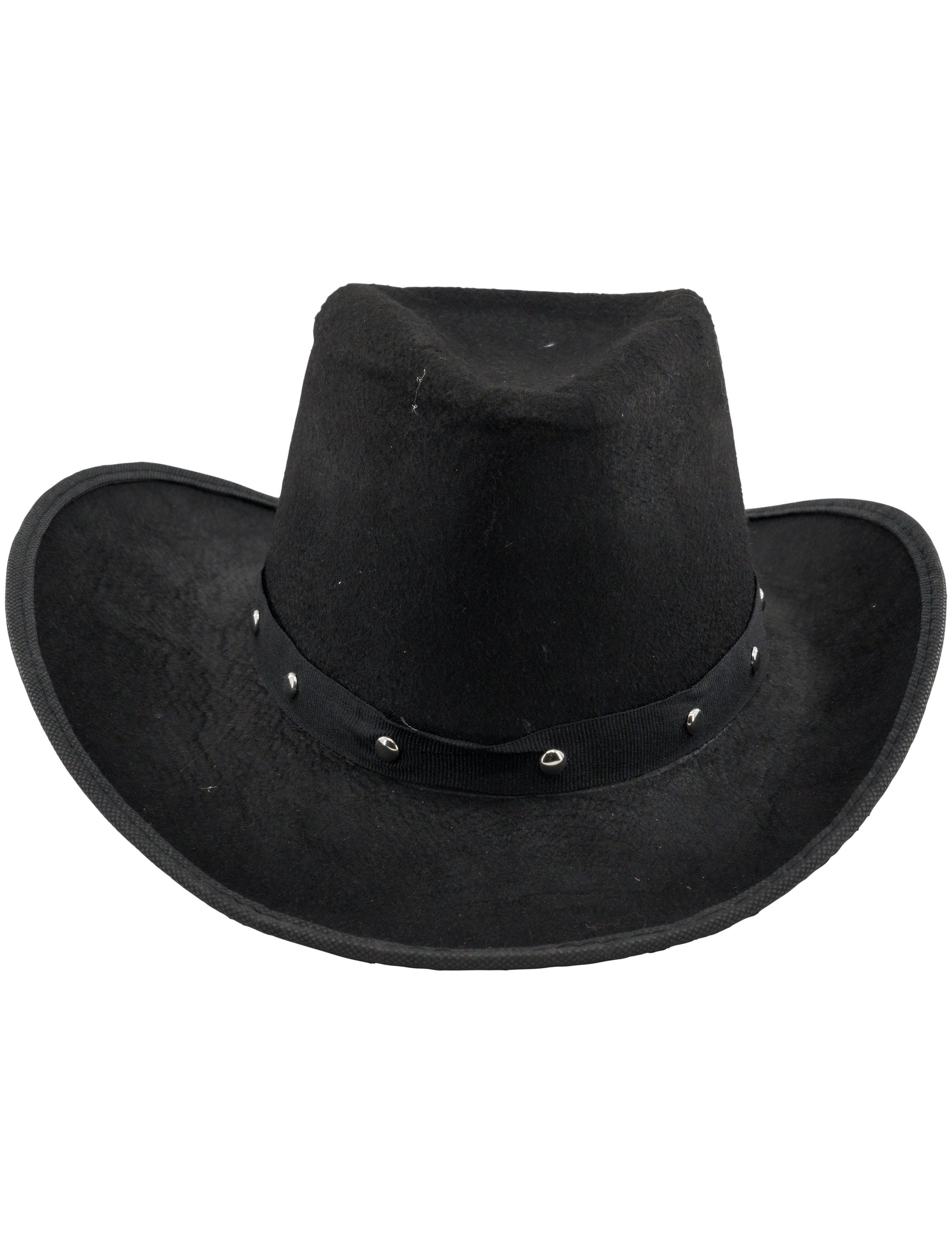 Cowboyhut schwarz 61