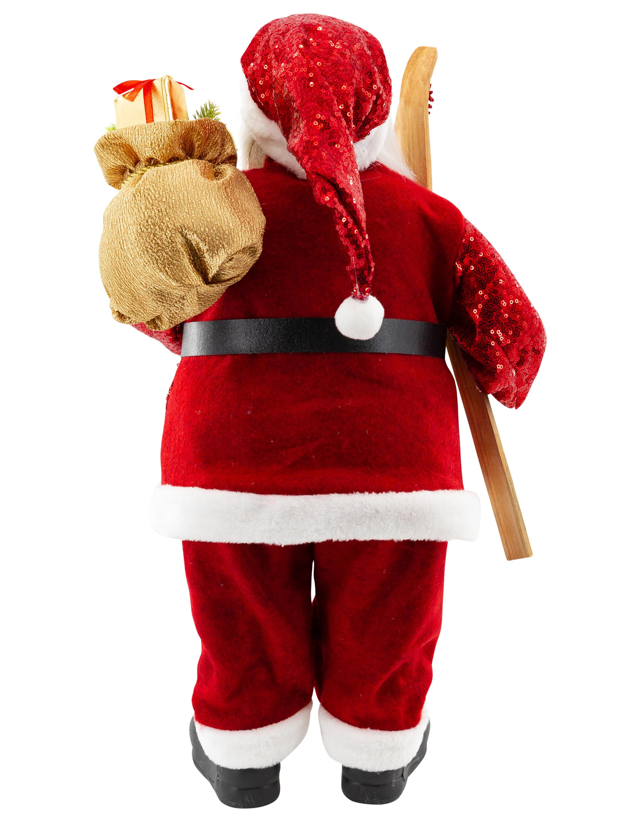 Weihnachtsmann 60cm Pailletten