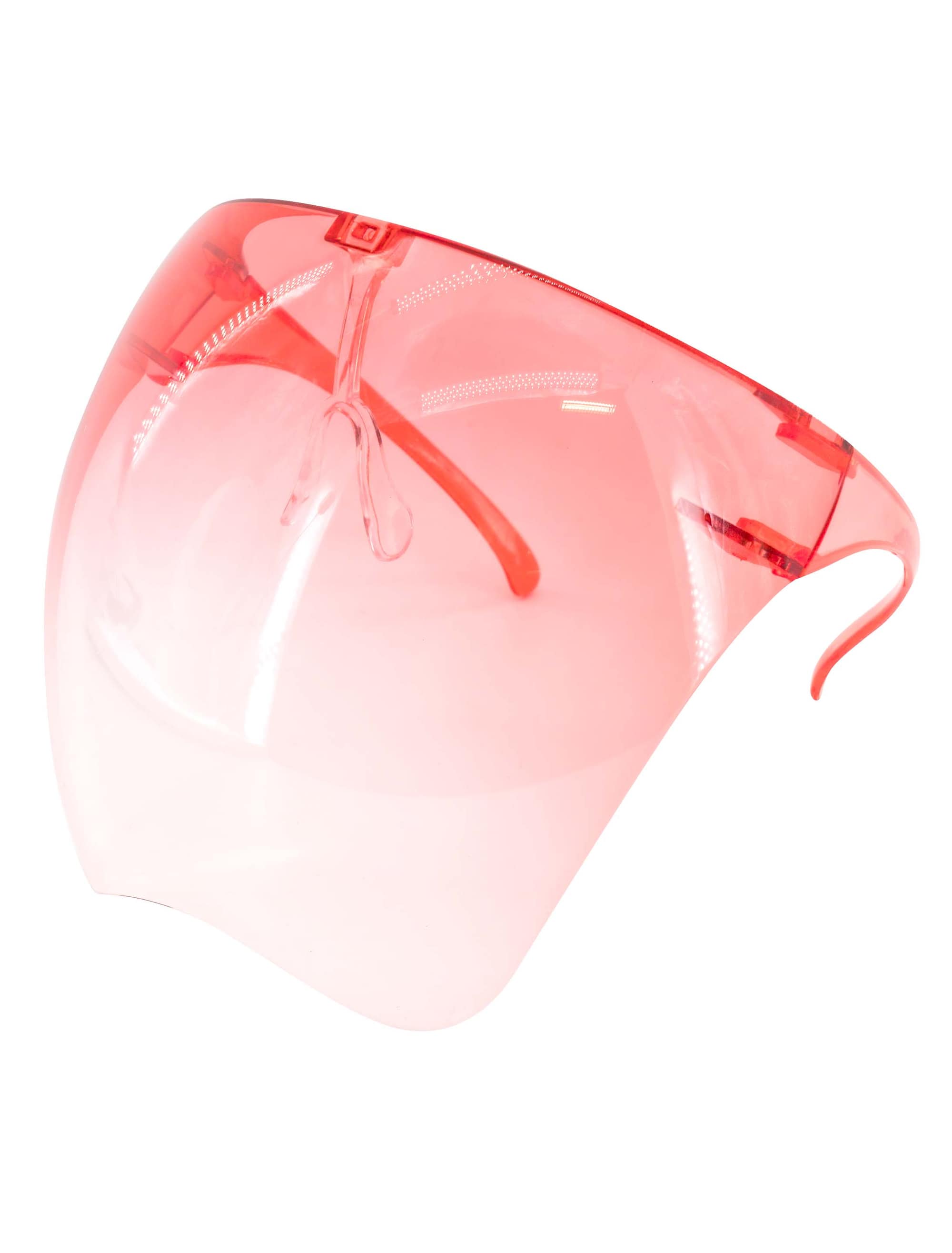 Brille Visier rot