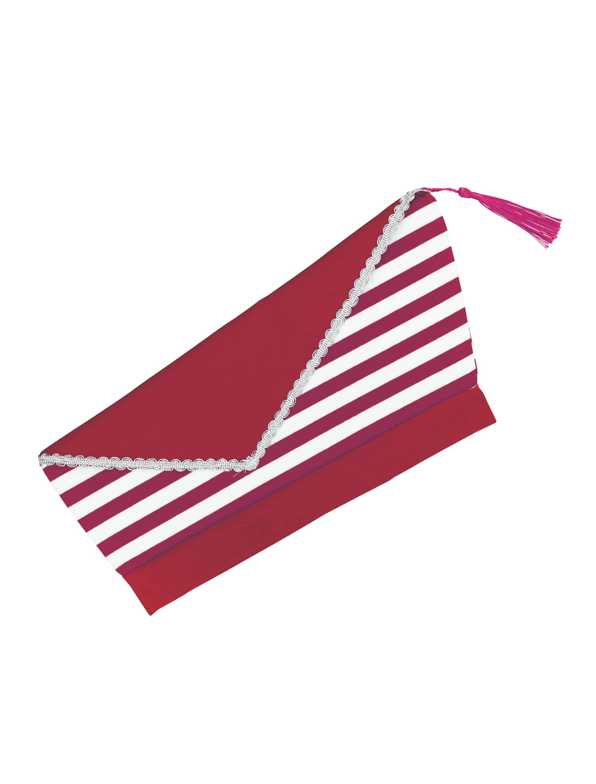 Komiteemütze gestreift rot/weiß 61