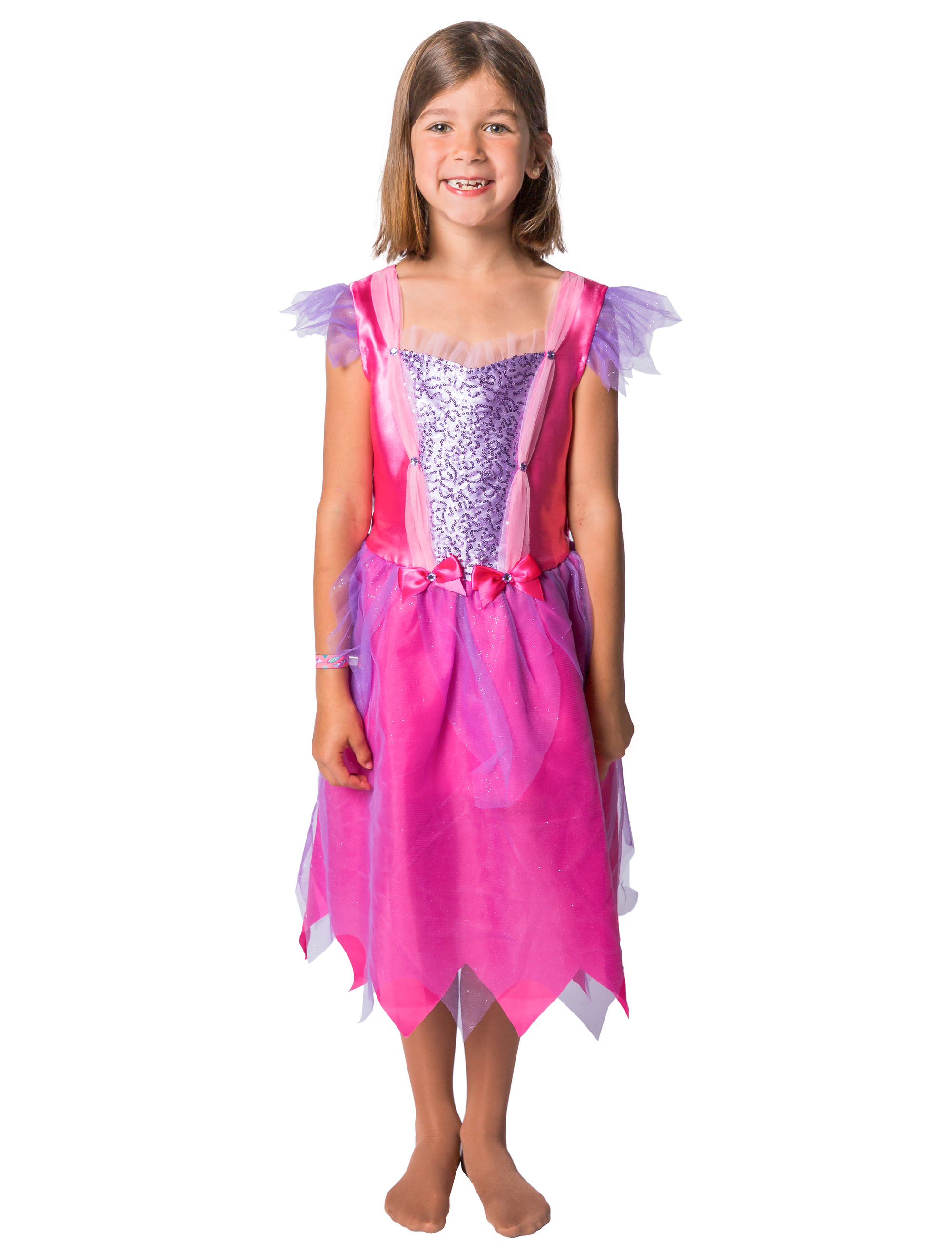 Kleid Fee Mädchen pink 5-6 Jahre