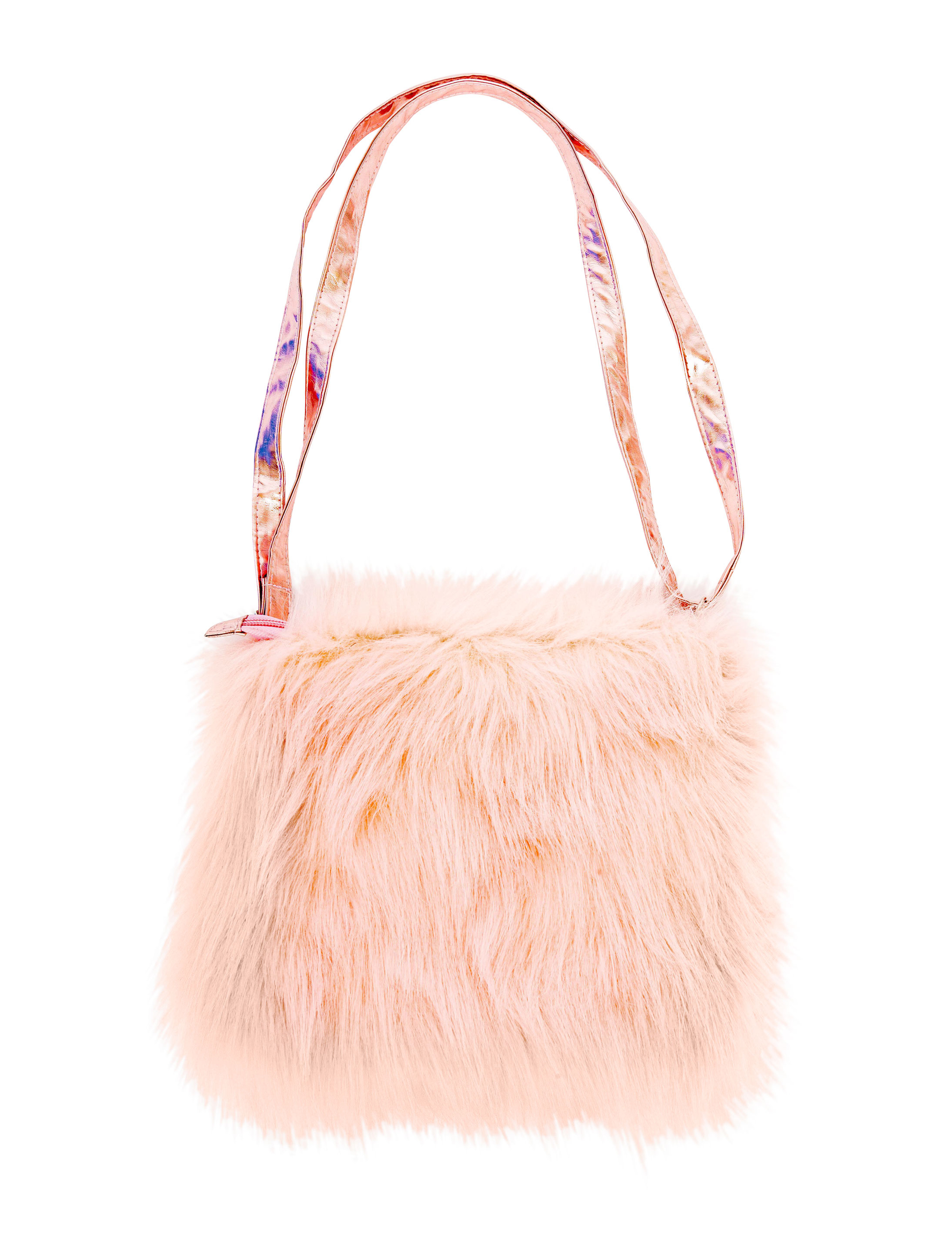 Tasche Plüsch Deluxe rosa