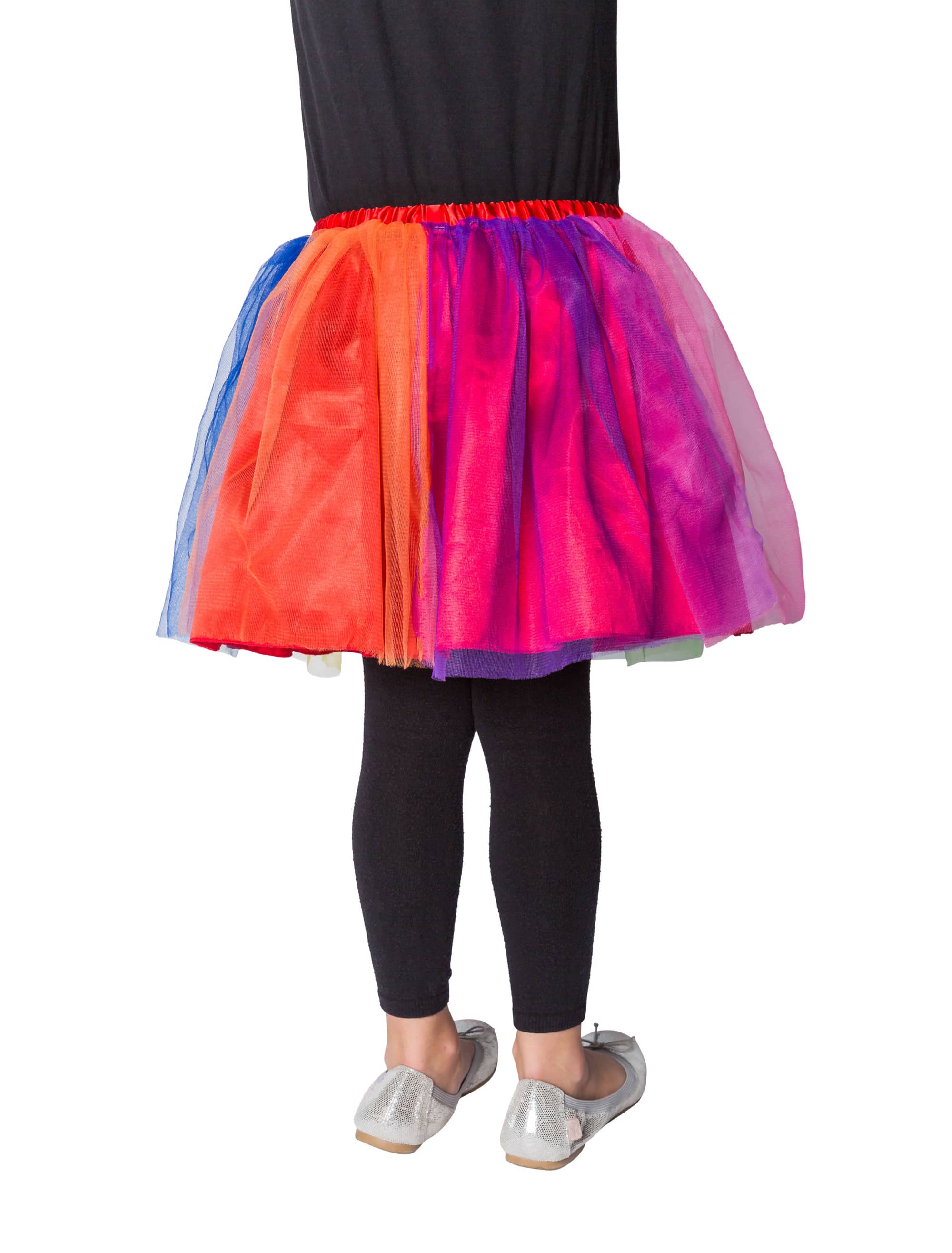 Petticoat Regenbogen Kinder rot