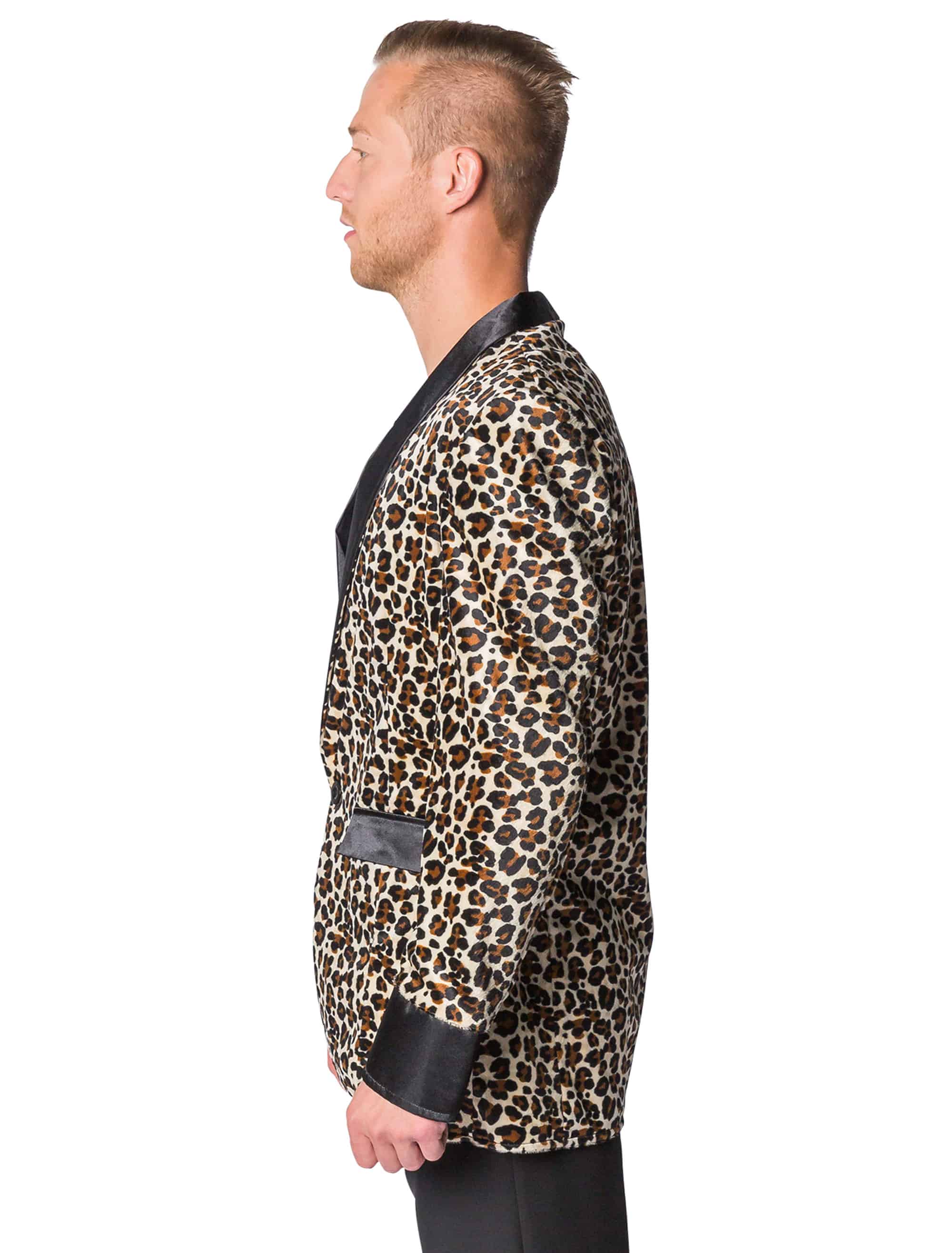 Jacke Leopardenmuster Herren braun XXL