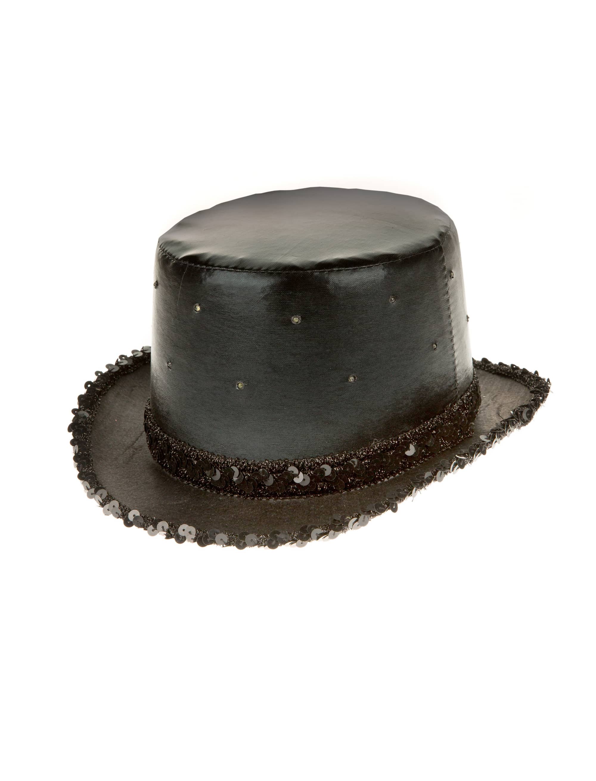 Zylinder blinkend Herren schwarz 59