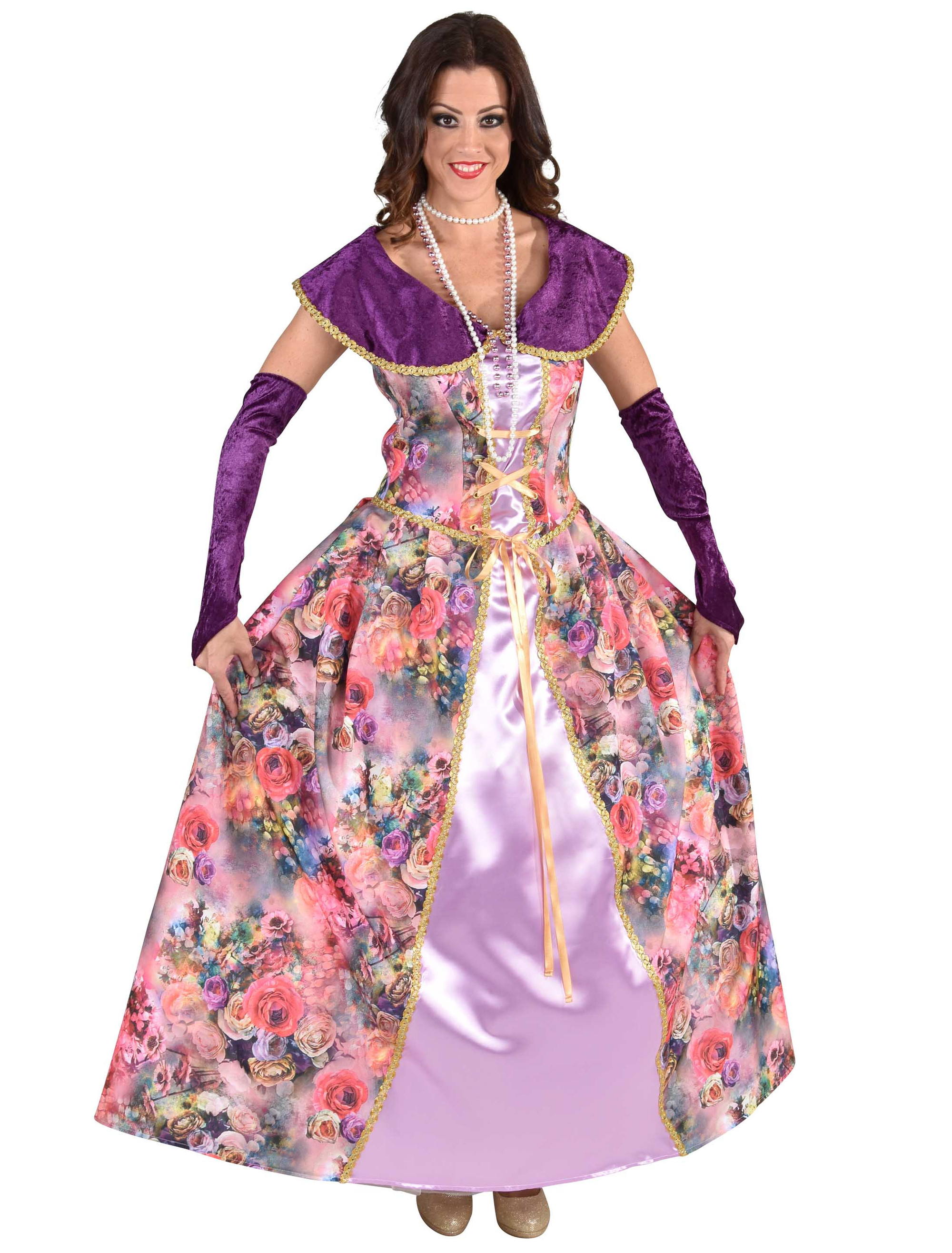 Kleid Marquise Rosen Damen bunt S