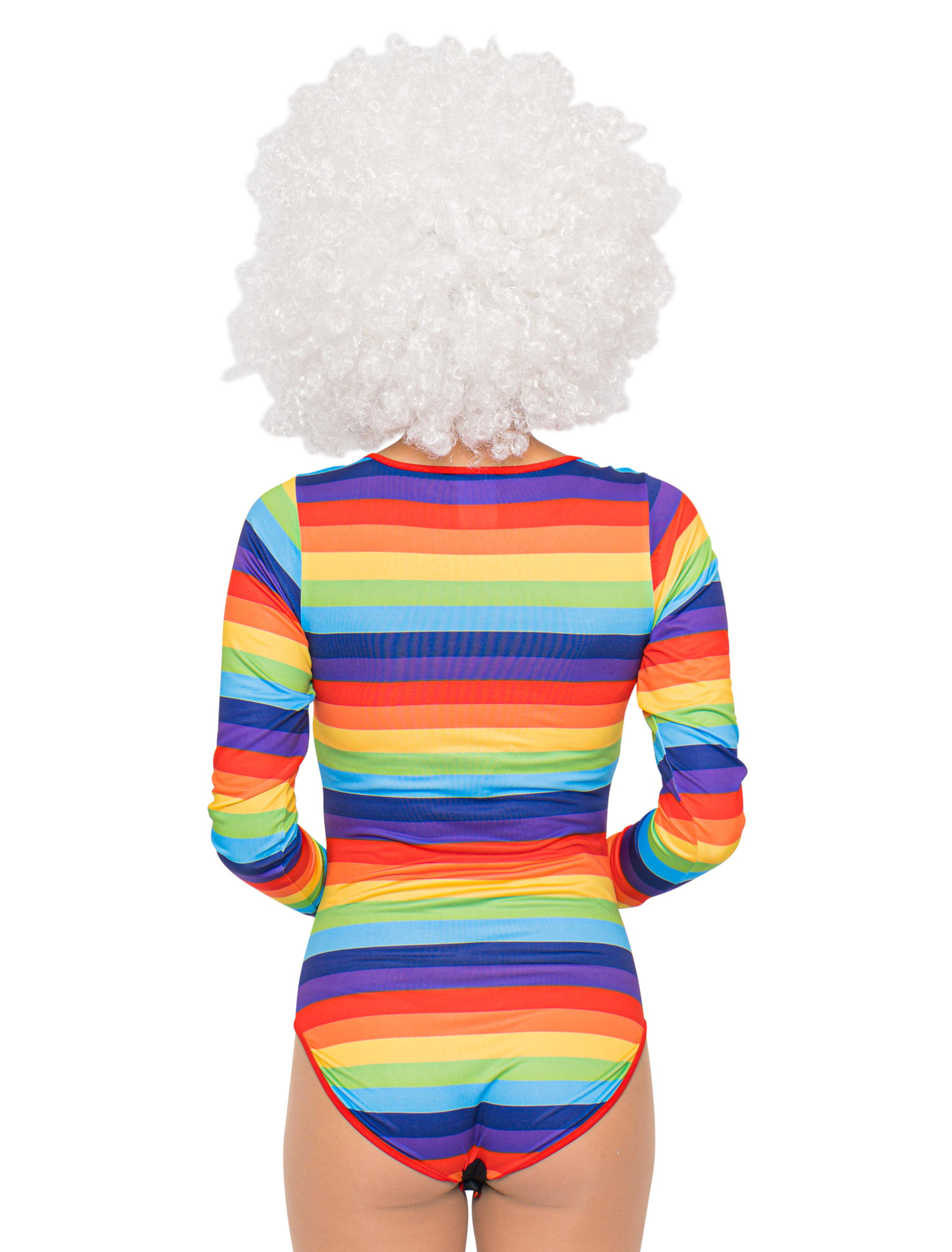 Body langarm Damen rainbow XS