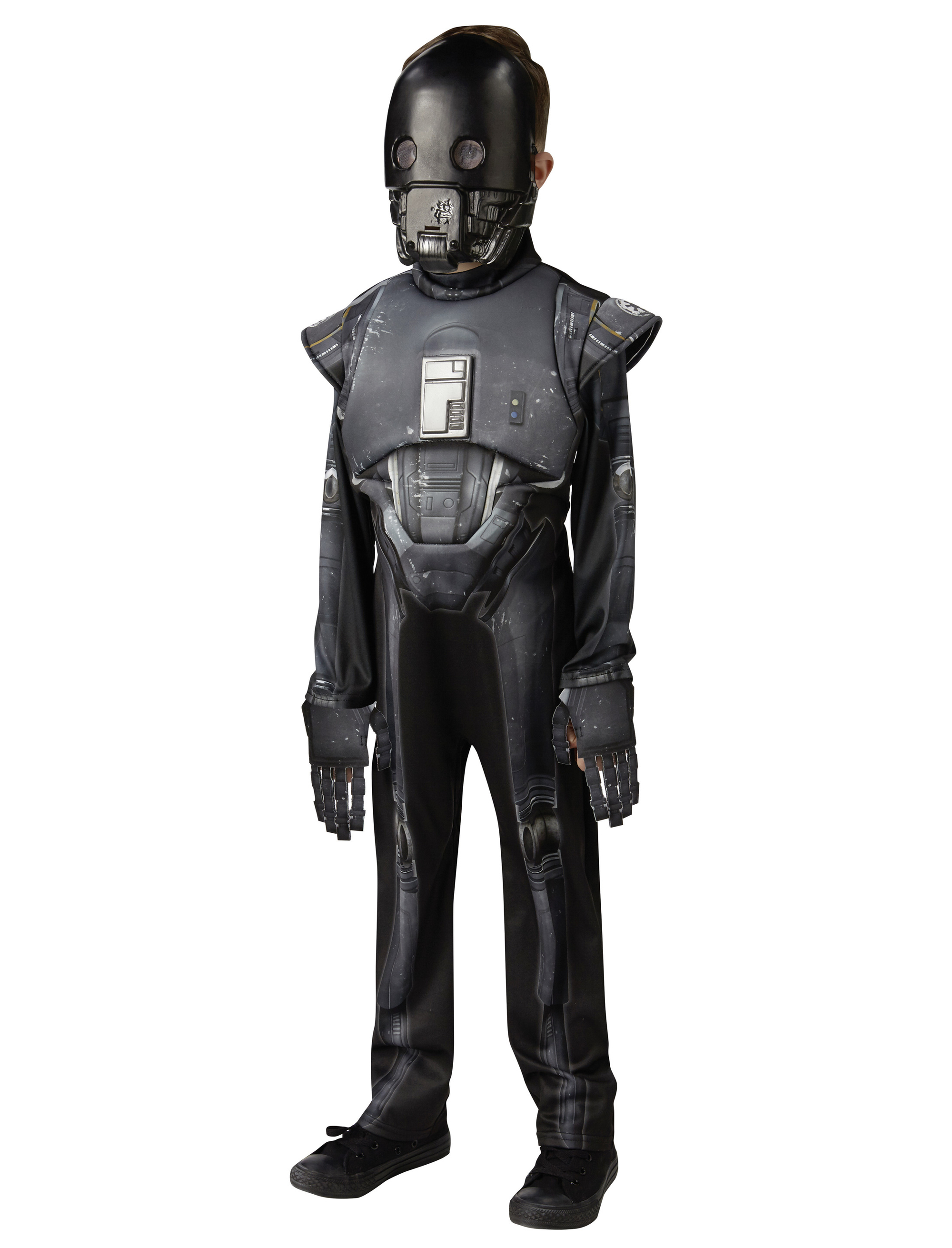 K-2SO Star Wars de luxe Kinder 2-tlg. schwarz M
