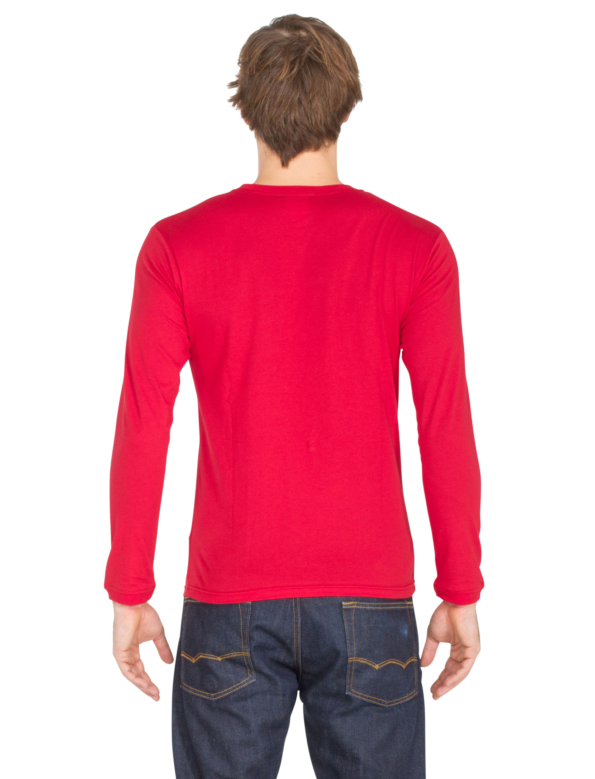 Shirt langarm rot S