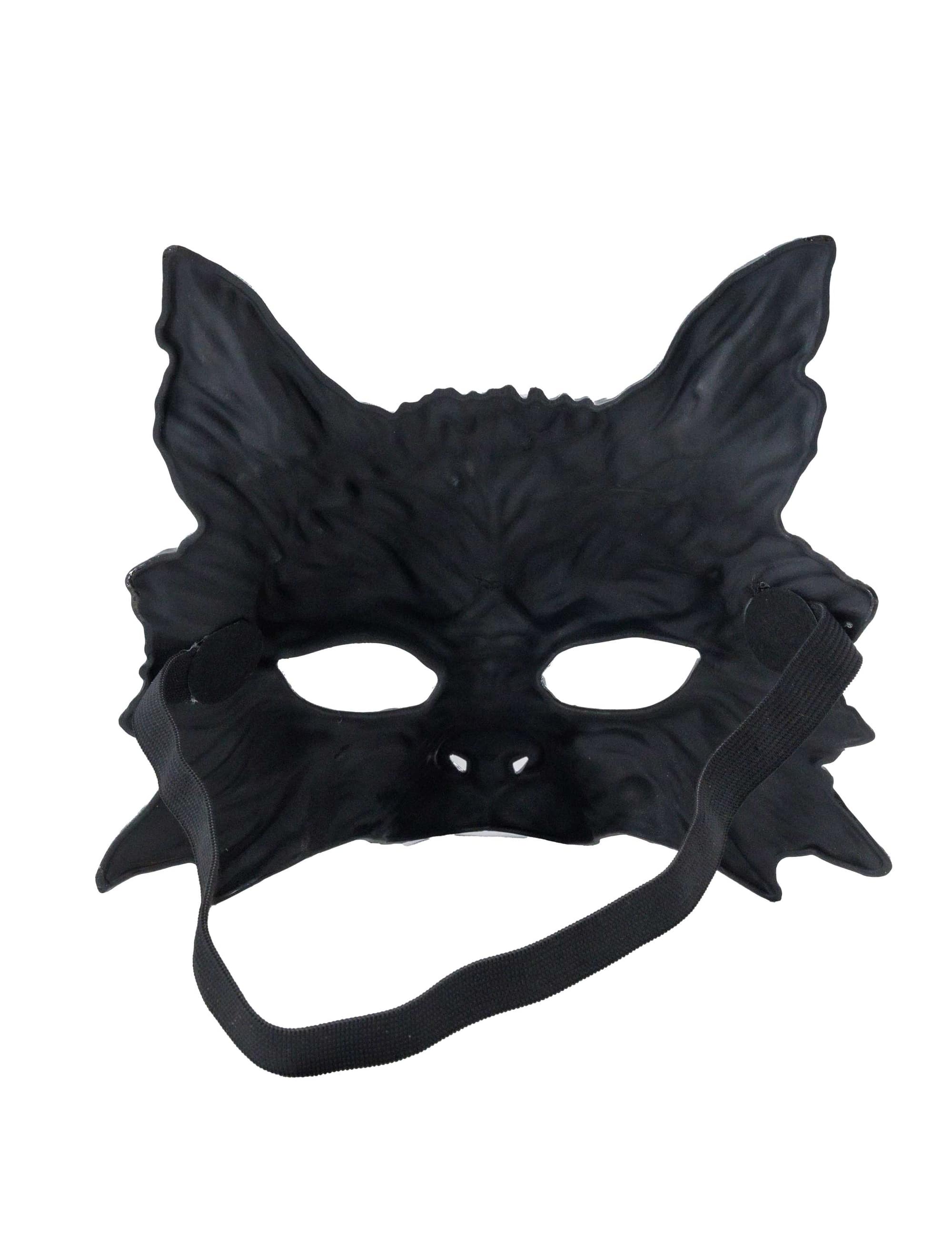 Maske Wolf gold